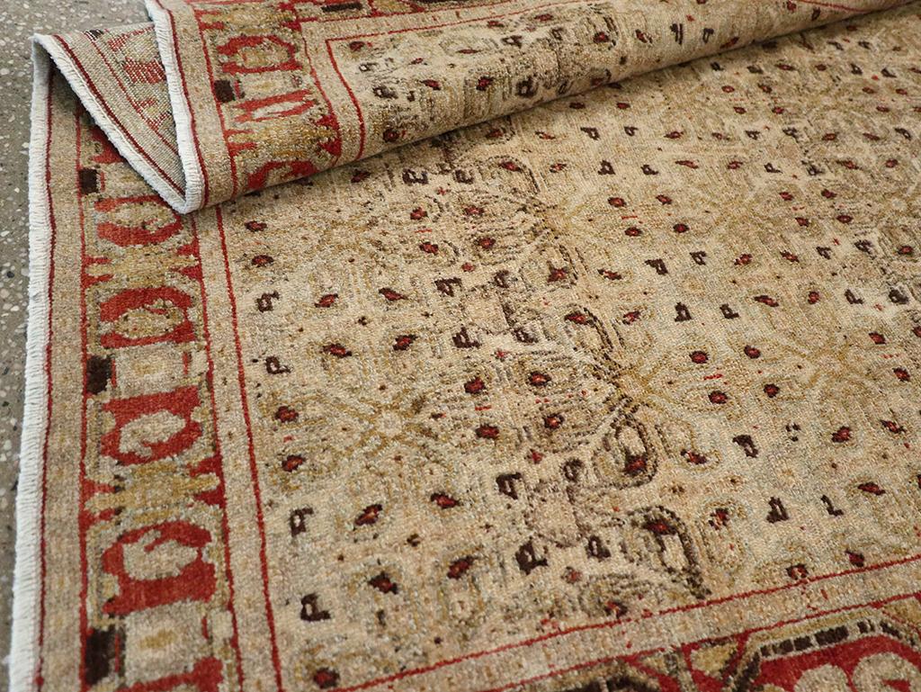 Tapis persan Senneh Malayer du début du 20e siècle en vente 1