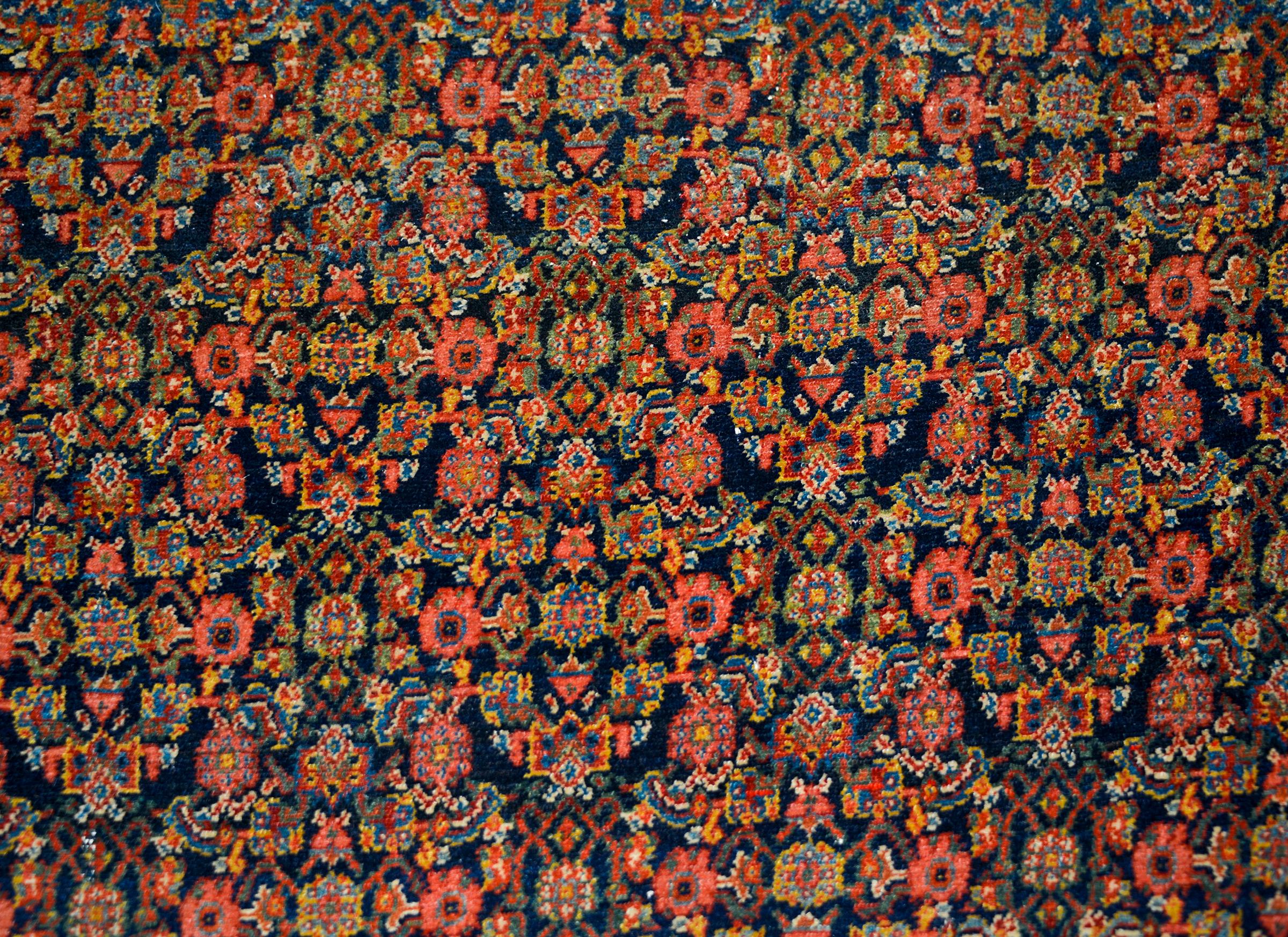 Early 20th Century Persian Senneh Rug For Sale 4
