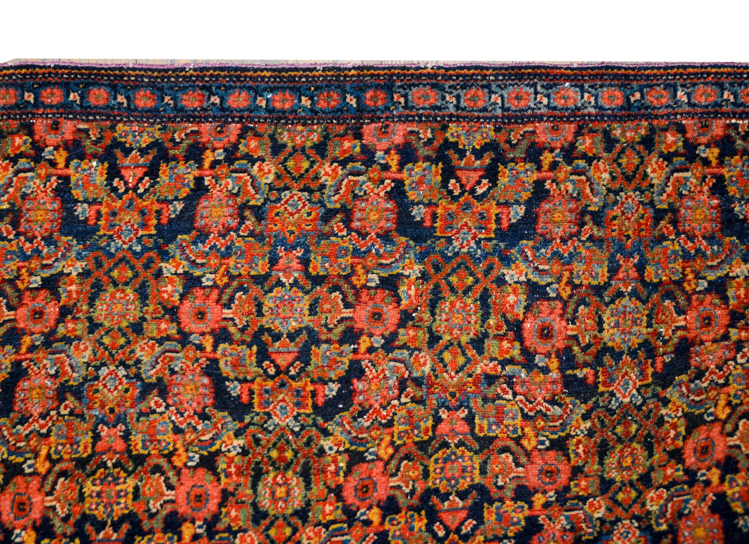 Early 20th Century Persian Senneh Rug For Sale 5
