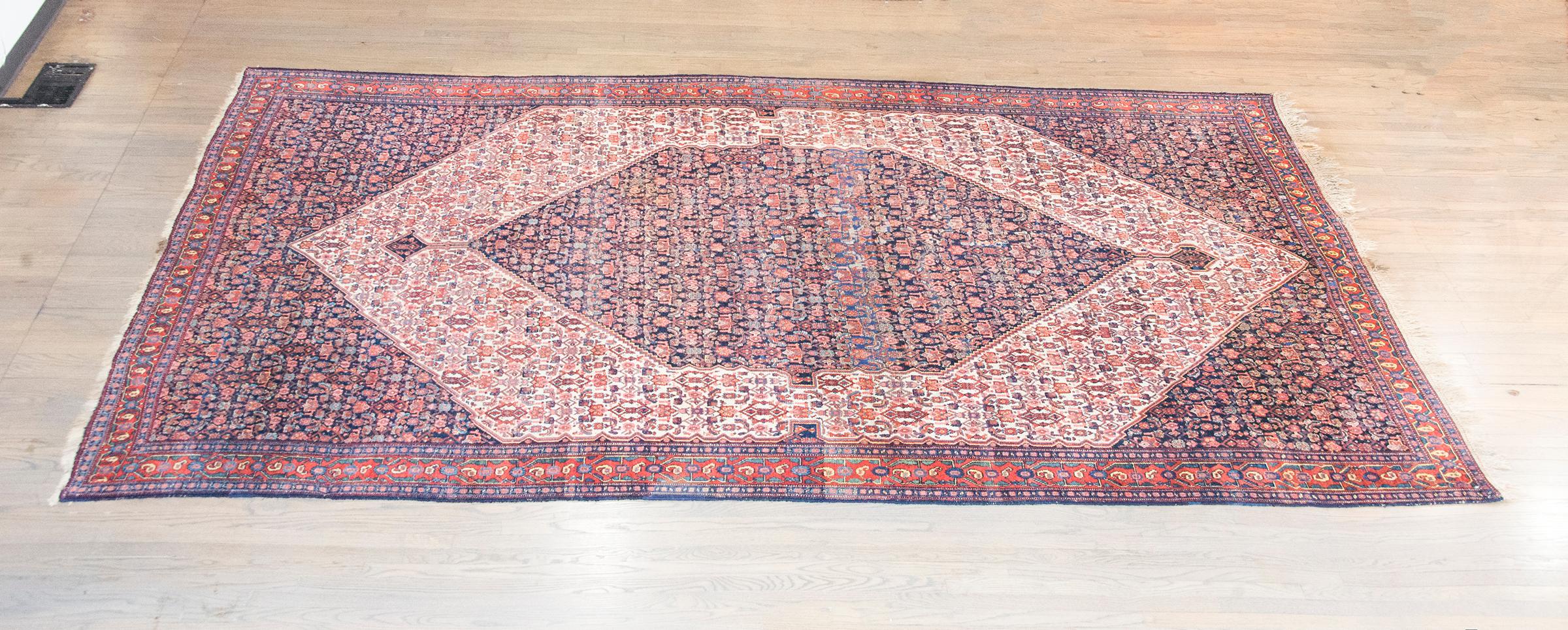 Persischer Senneh-Teppich, frühes 20. Jahrhundert im Angebot 9