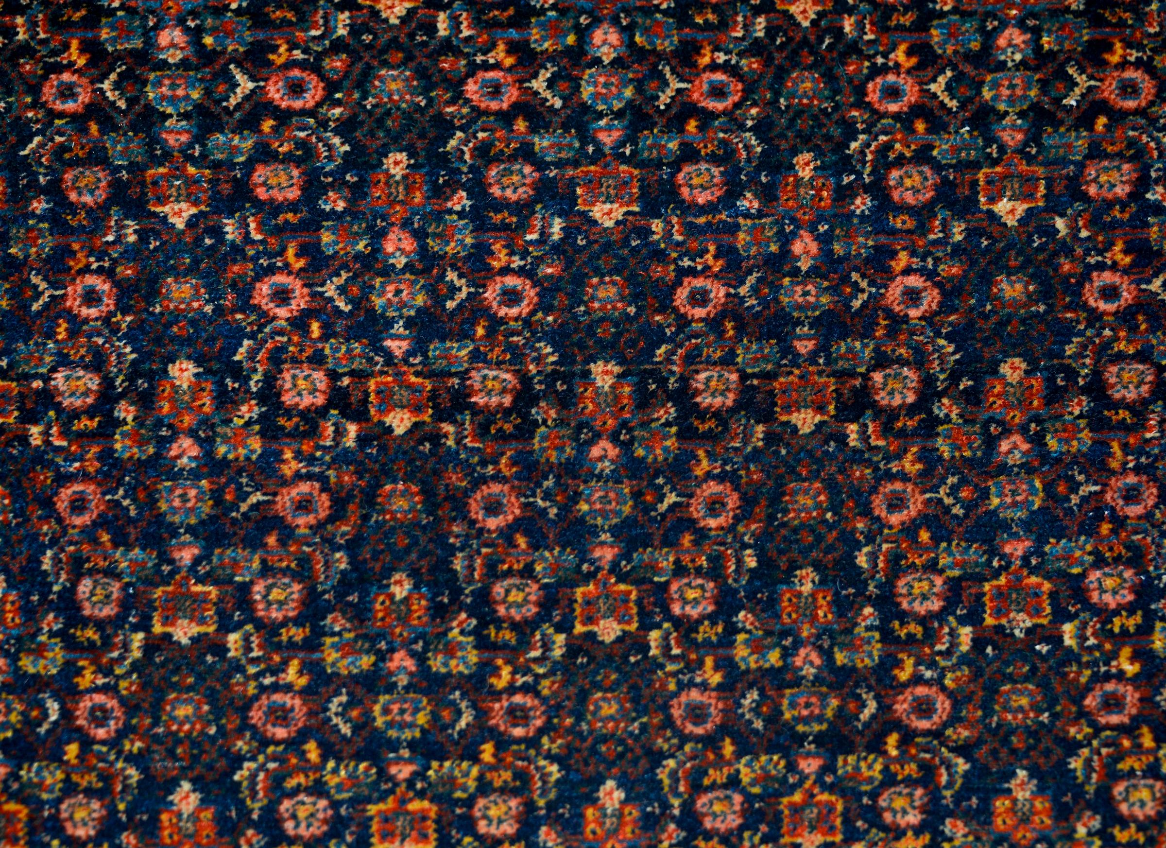 Tribal Early 20th Century Persian Senneh Rug For Sale