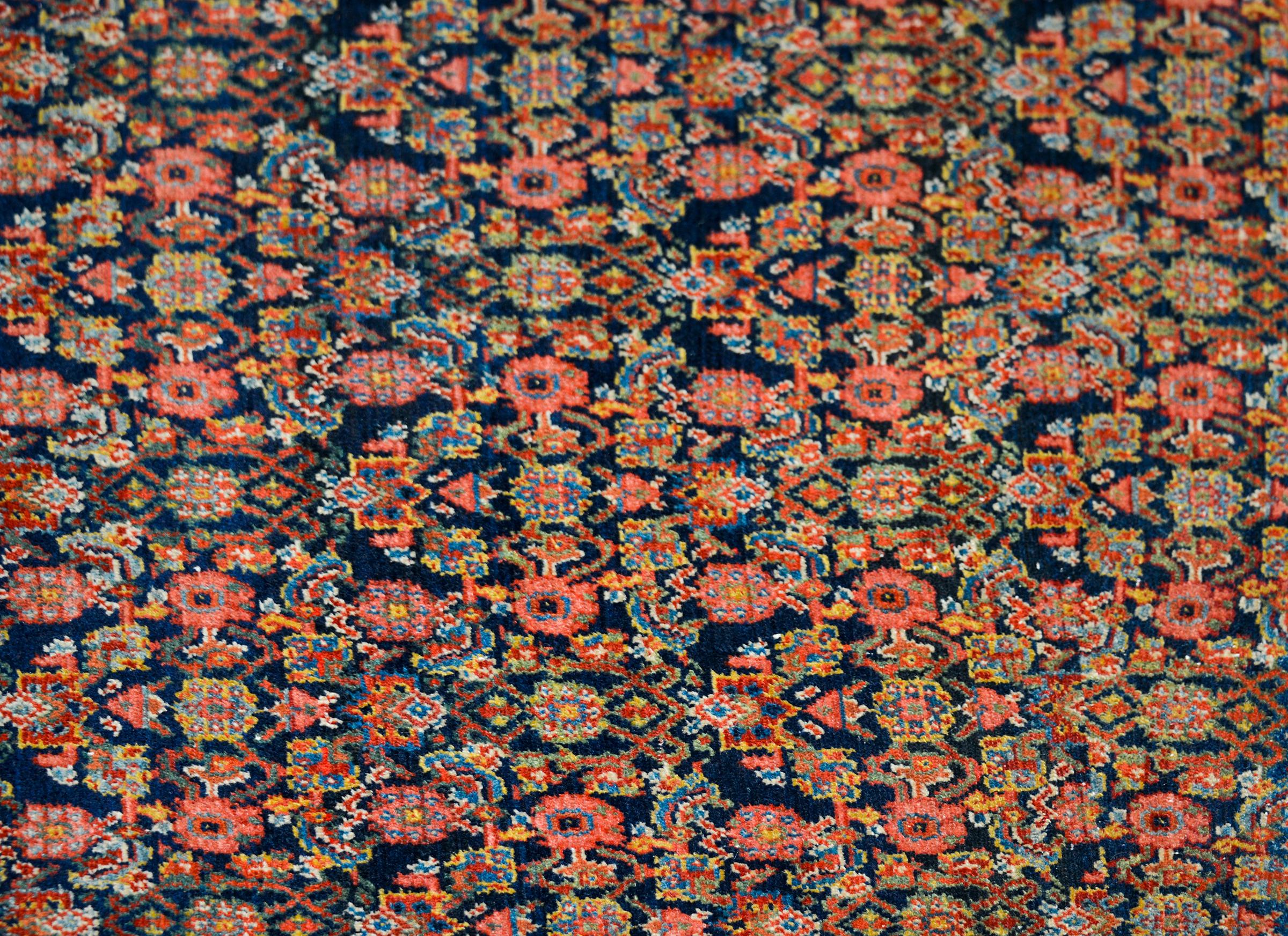 Persischer Senneh-Teppich des frühen 20. Jahrhunderts im Zustand „Gut“ im Angebot in Chicago, IL