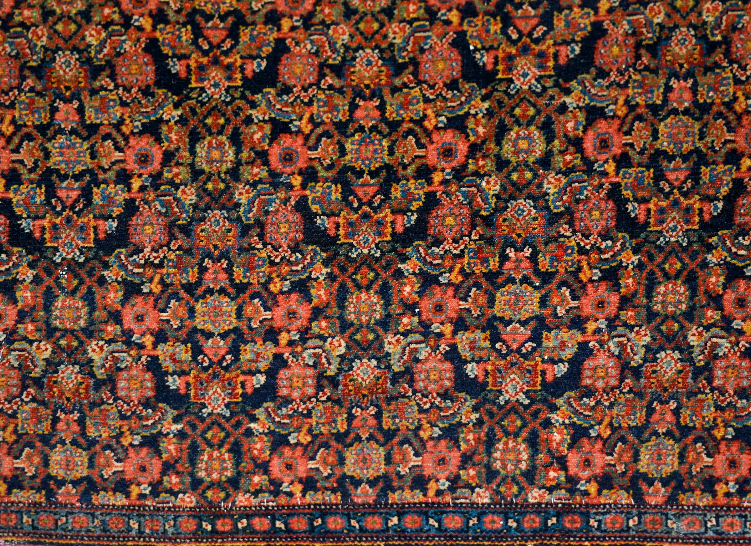 Early 20th Century Persian Senneh Rug For Sale 3