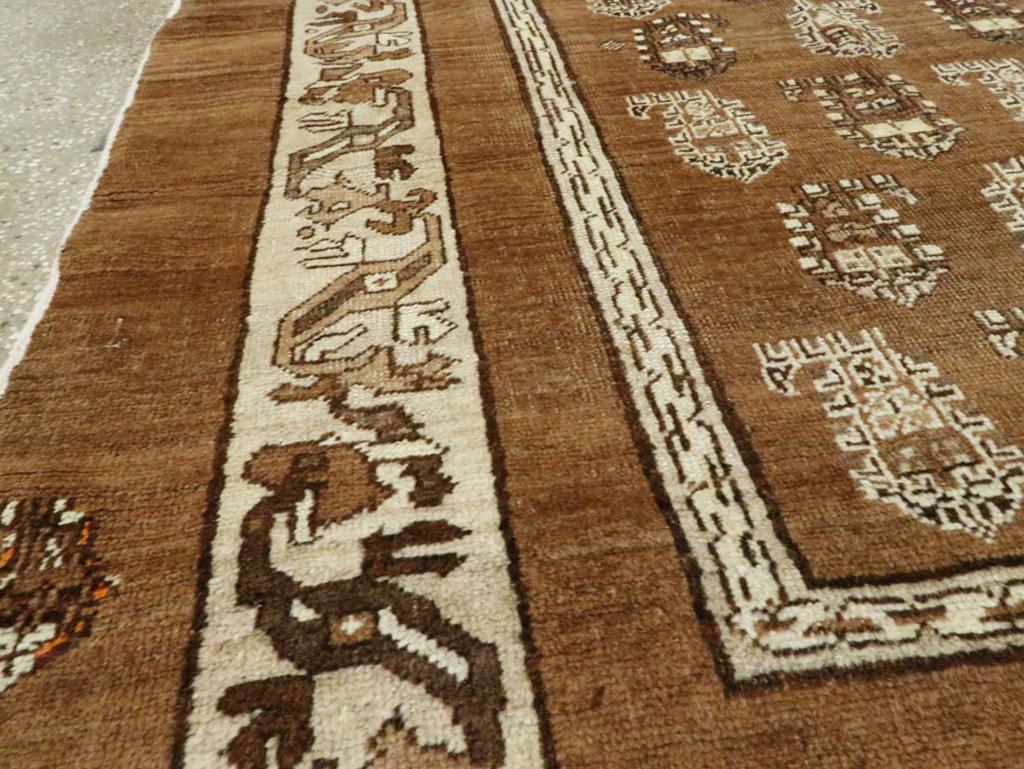 Persischer Serab-Akzentteppich aus dem frühen 20. (Handgeknüpft) im Angebot