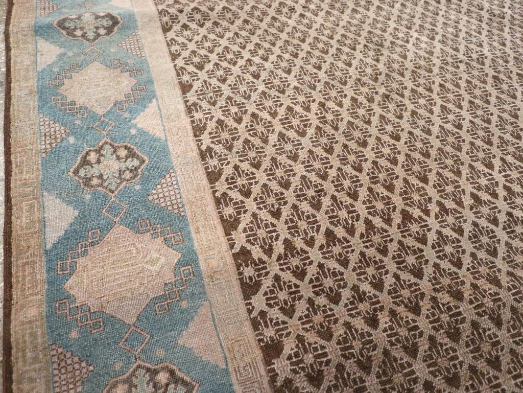 Persischer Serab-Akzentteppich aus dem frühen 20. (Handgeknüpft) im Angebot