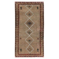 Early 20th Century Persian Serab Accent Rug
