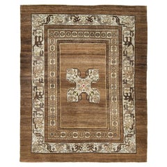 Early 20th Century Persian Serab Accent Rug