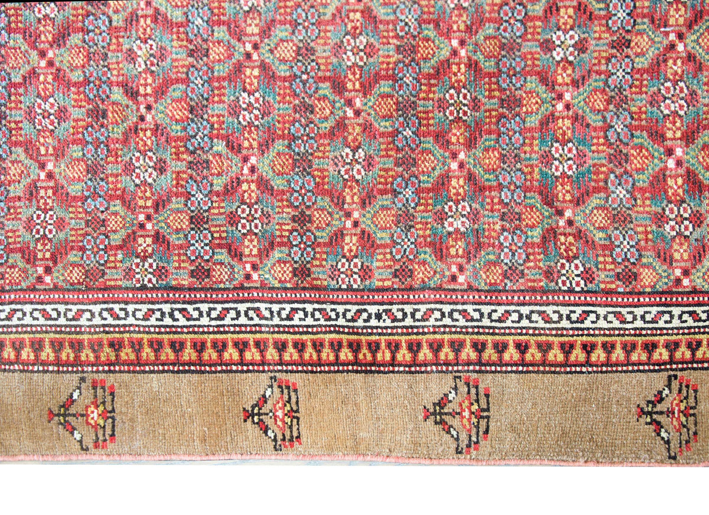Wool Early 20th Century Persian Serb Runner For Sale