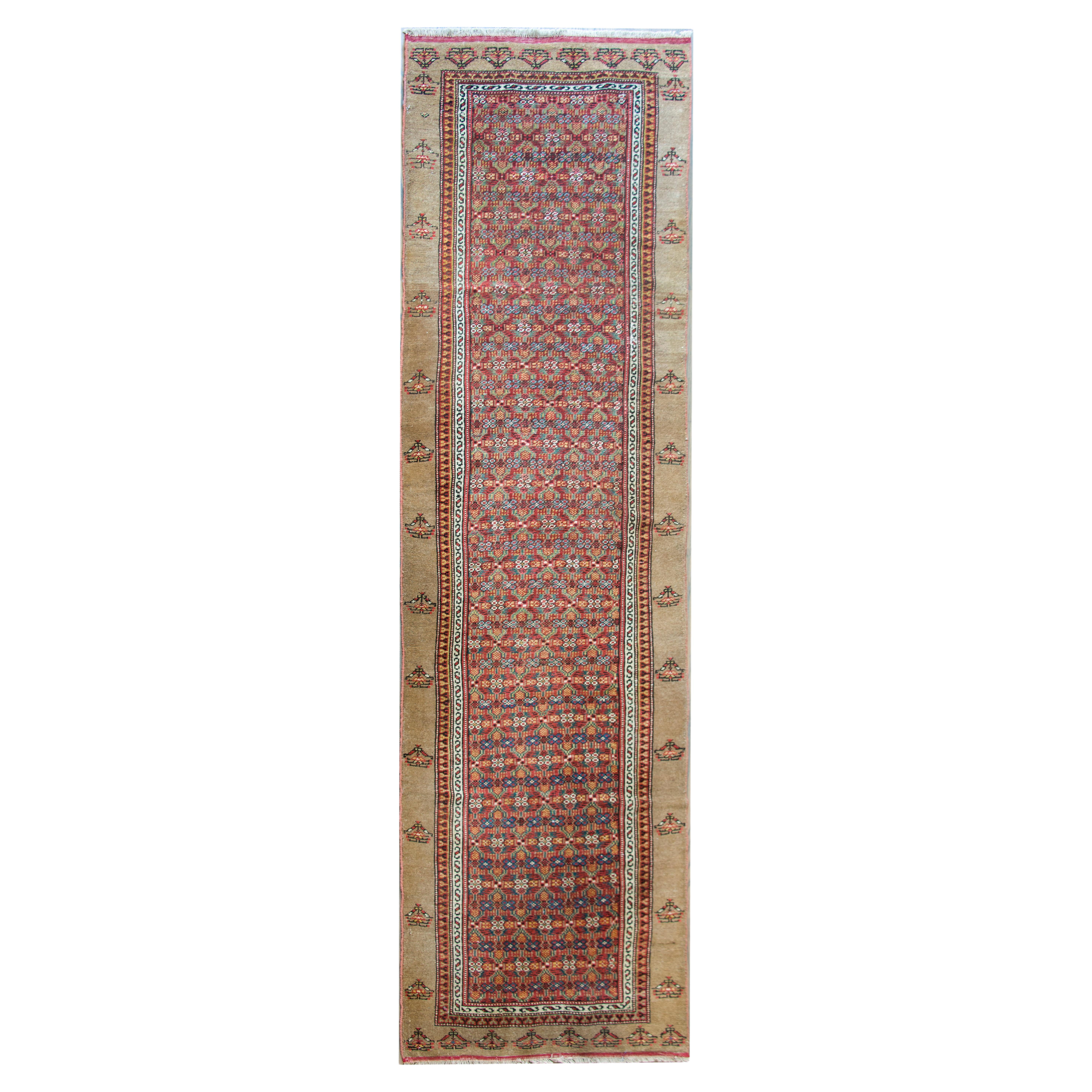 Early 20th Century Persian Serb Runner For Sale