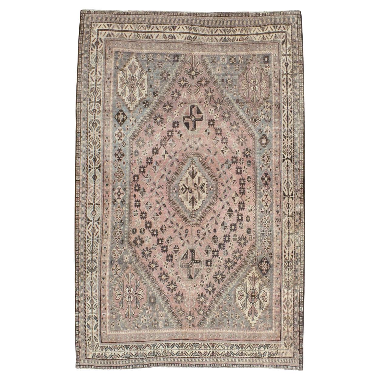 Early 20th Century Persian Shiraz Accent Rug