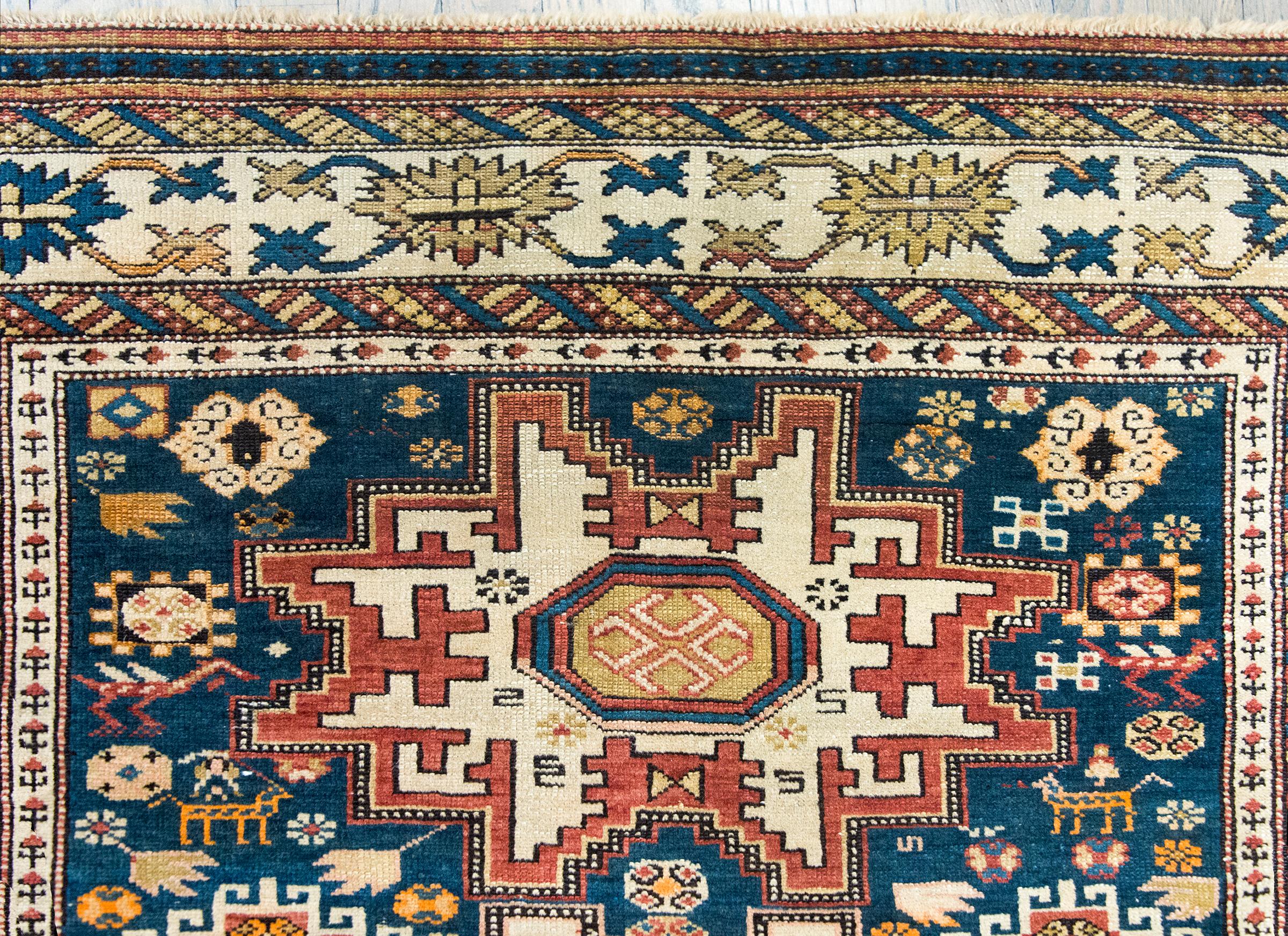 Tappeto persiano Shirvan dei primi del Novecento in vendita 2