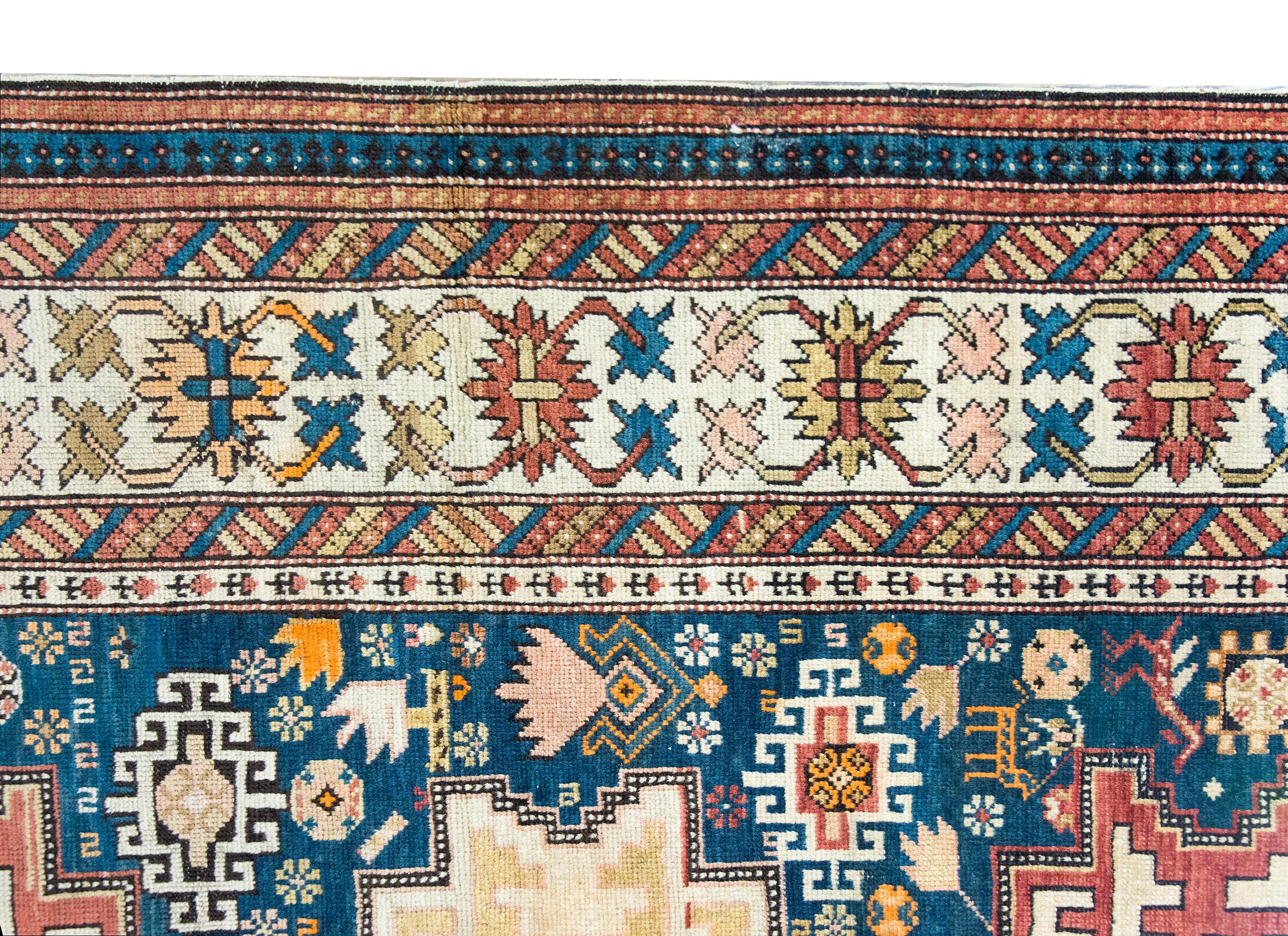 Tappeto persiano Shirvan dei primi del Novecento in vendita 4