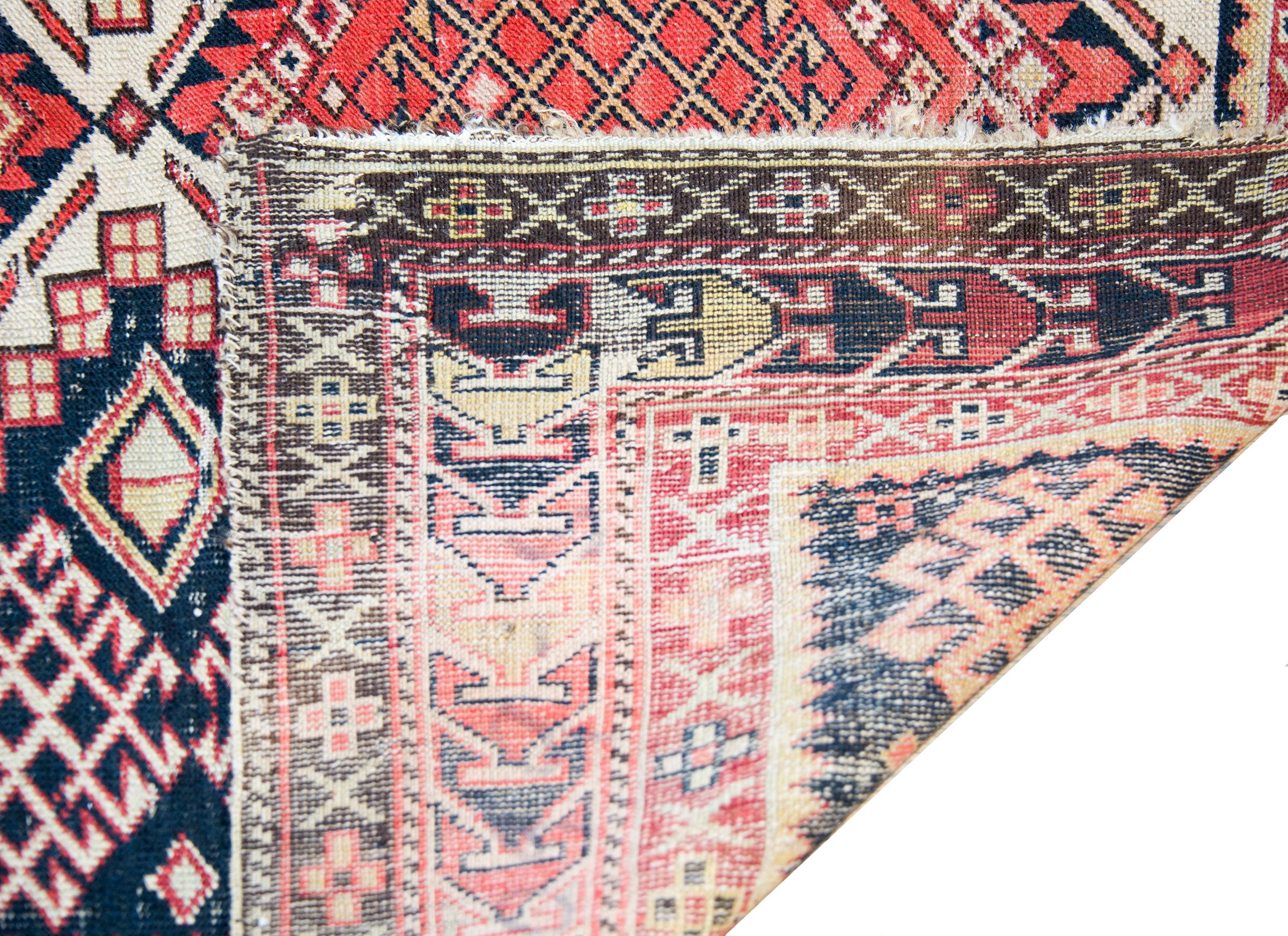 Early 20th Century Persian Shriven Rug For Sale 7