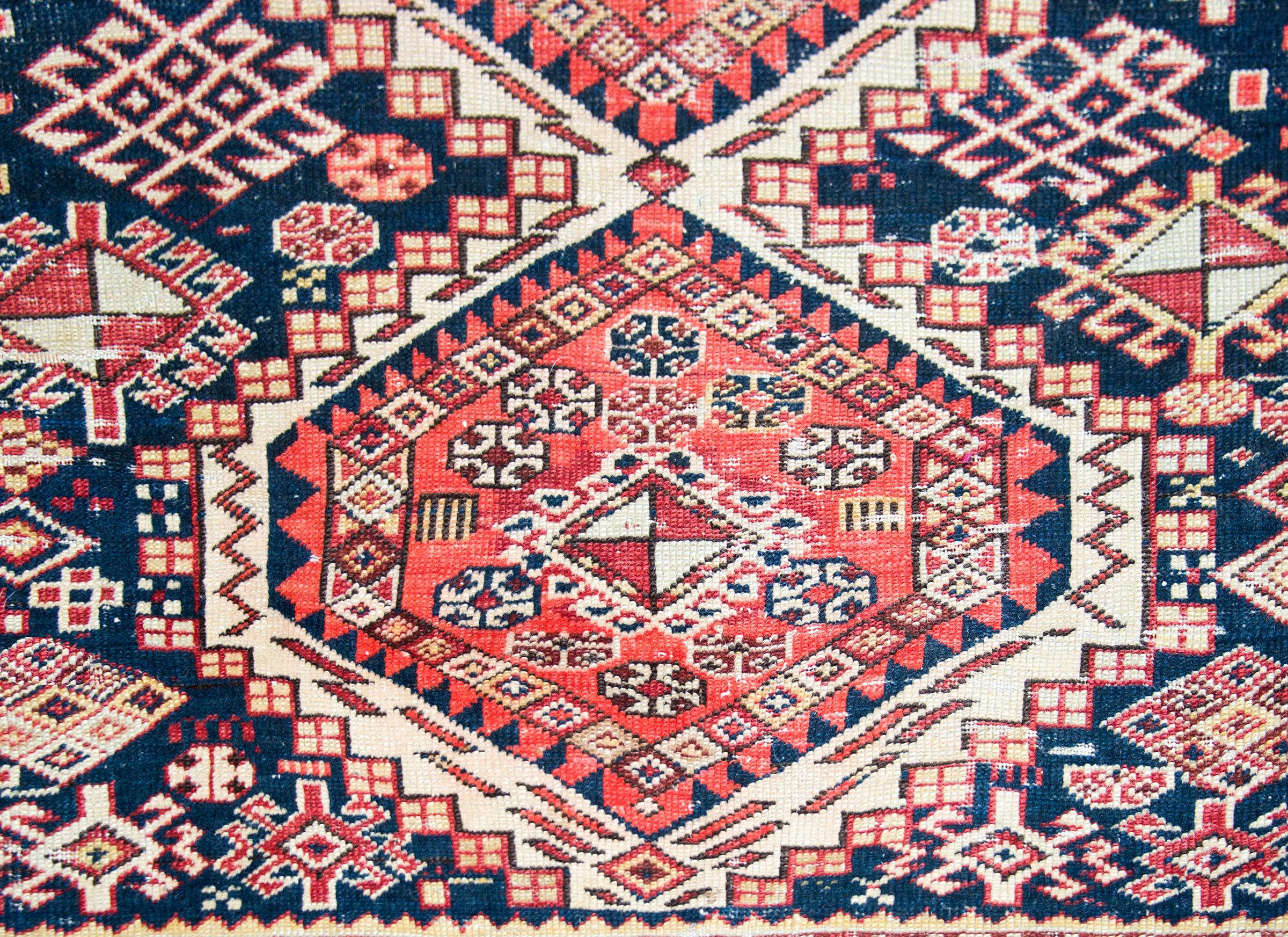 Early 20th Century Persian Shriven Rug For Sale 3