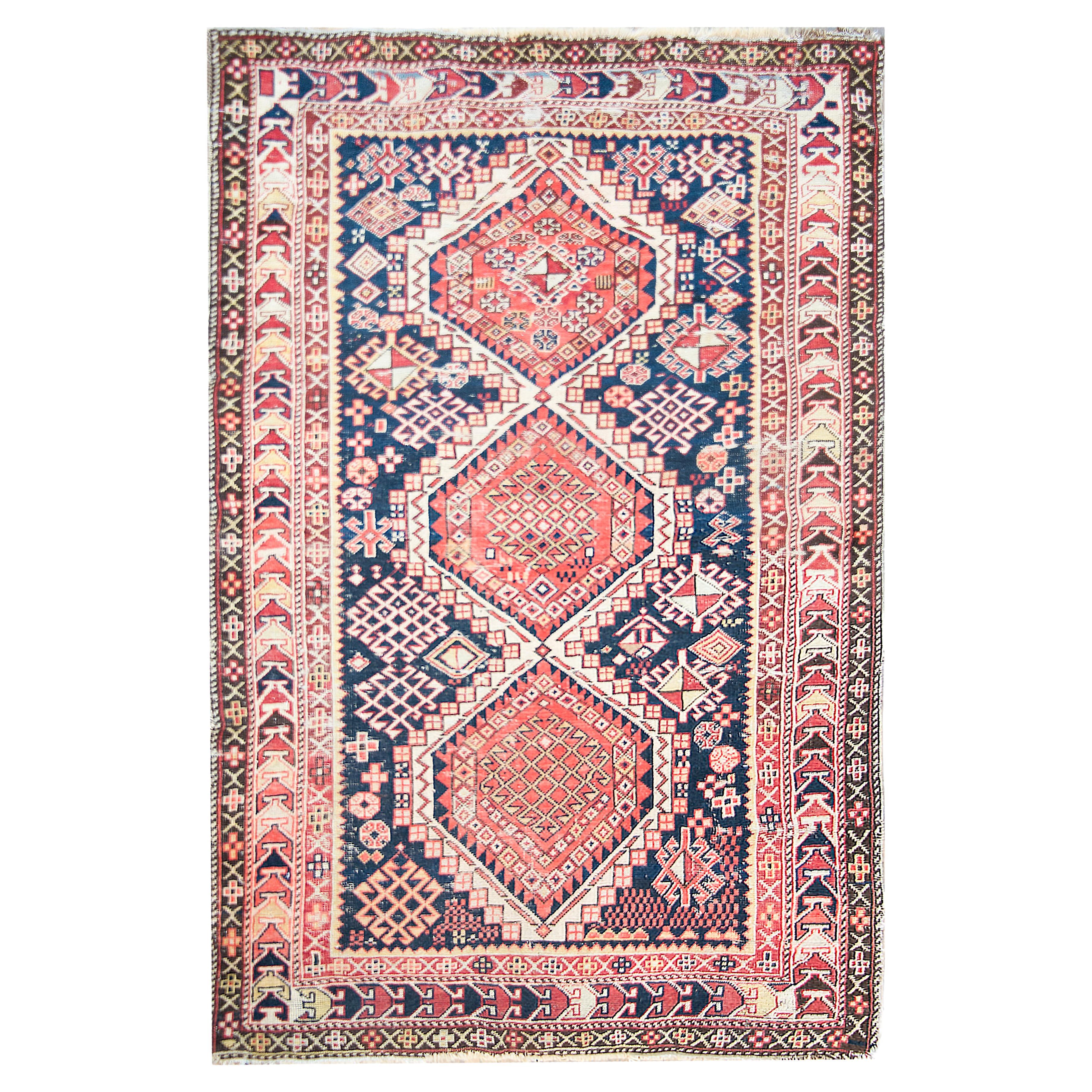 Early 20th Century Persian Shriven Rug For Sale
