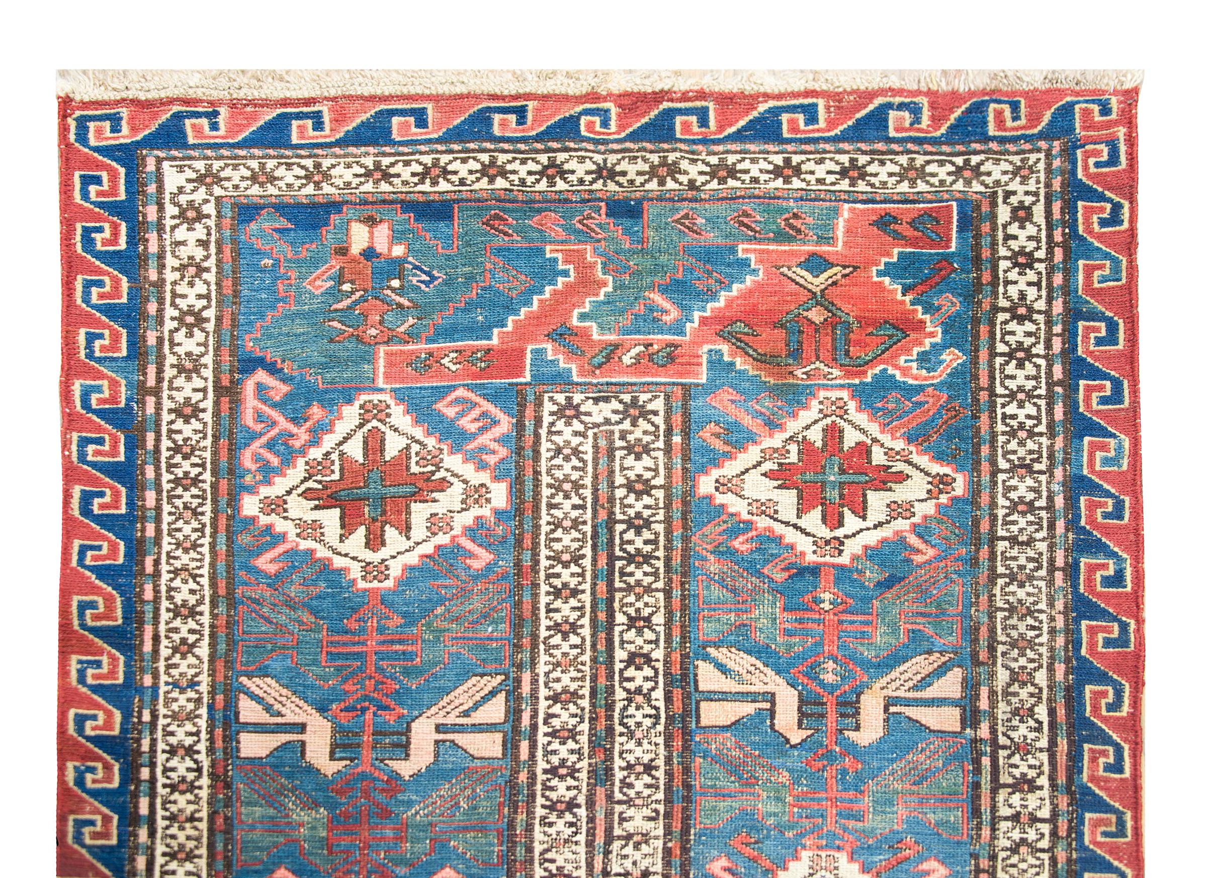 Early 20th Century Persian Soumak Runner For Sale 4