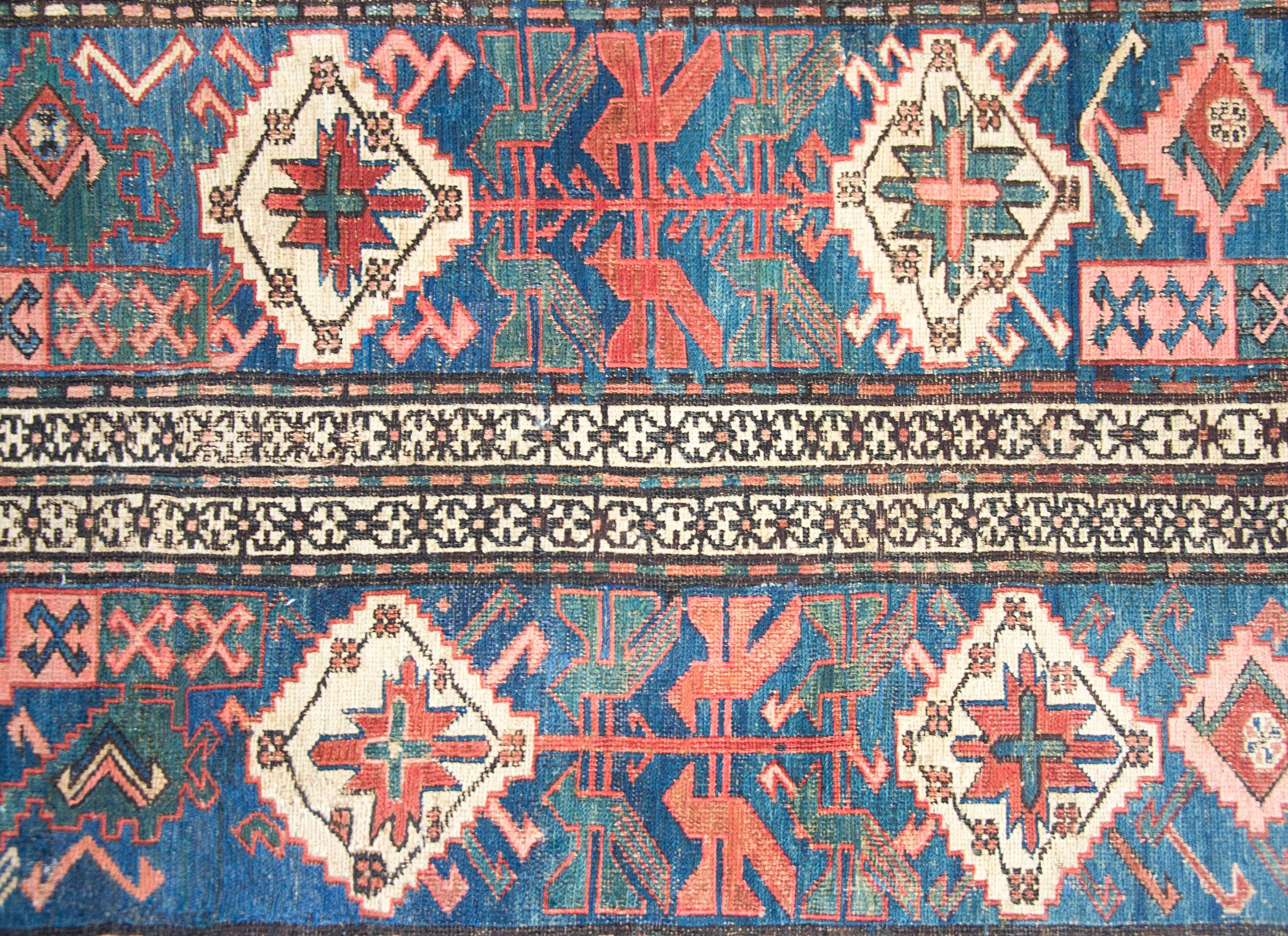 Early 20th Century Persian Soumak Runner For Sale 5