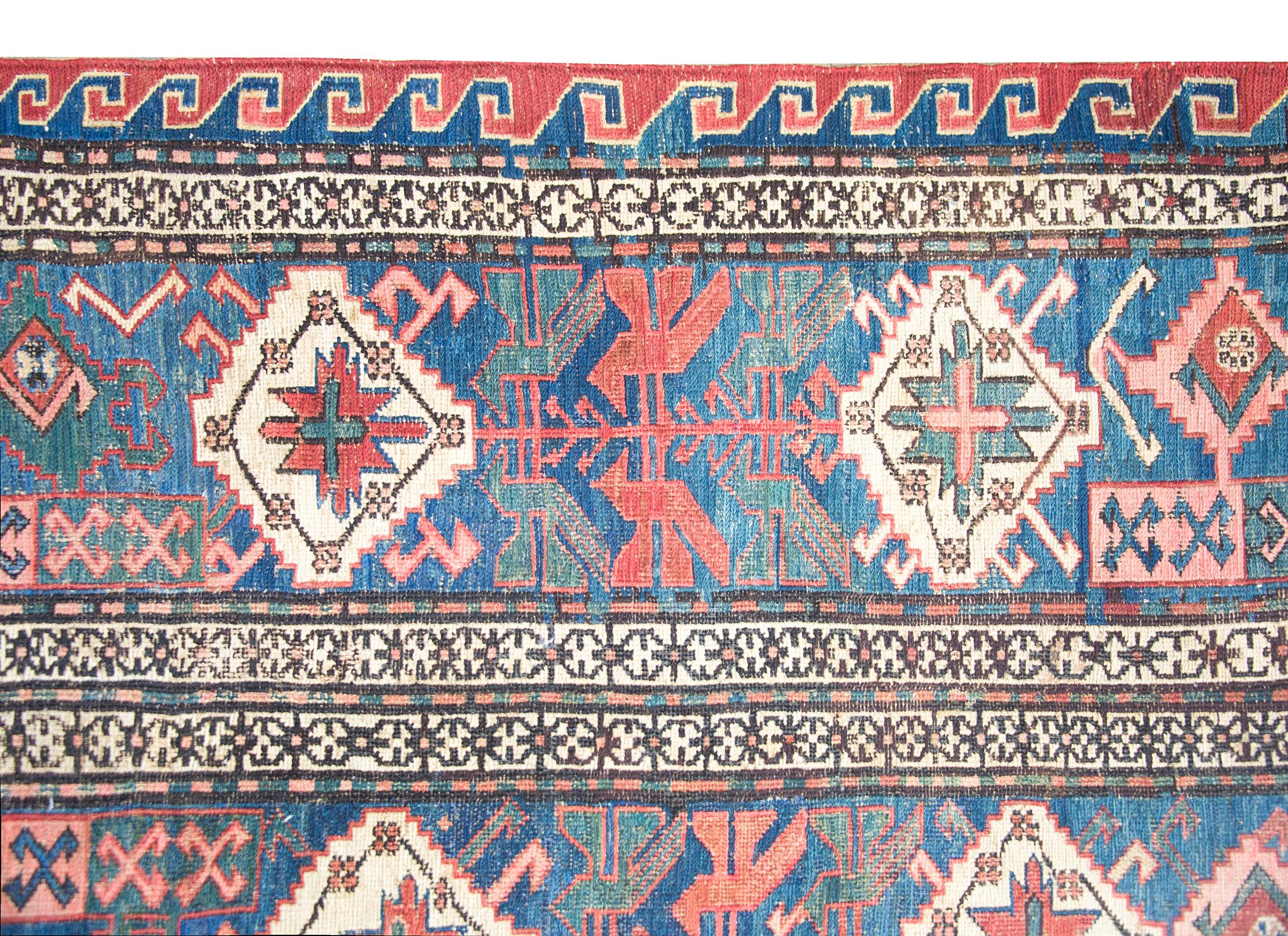 Early 20th Century Persian Soumak Runner For Sale 6