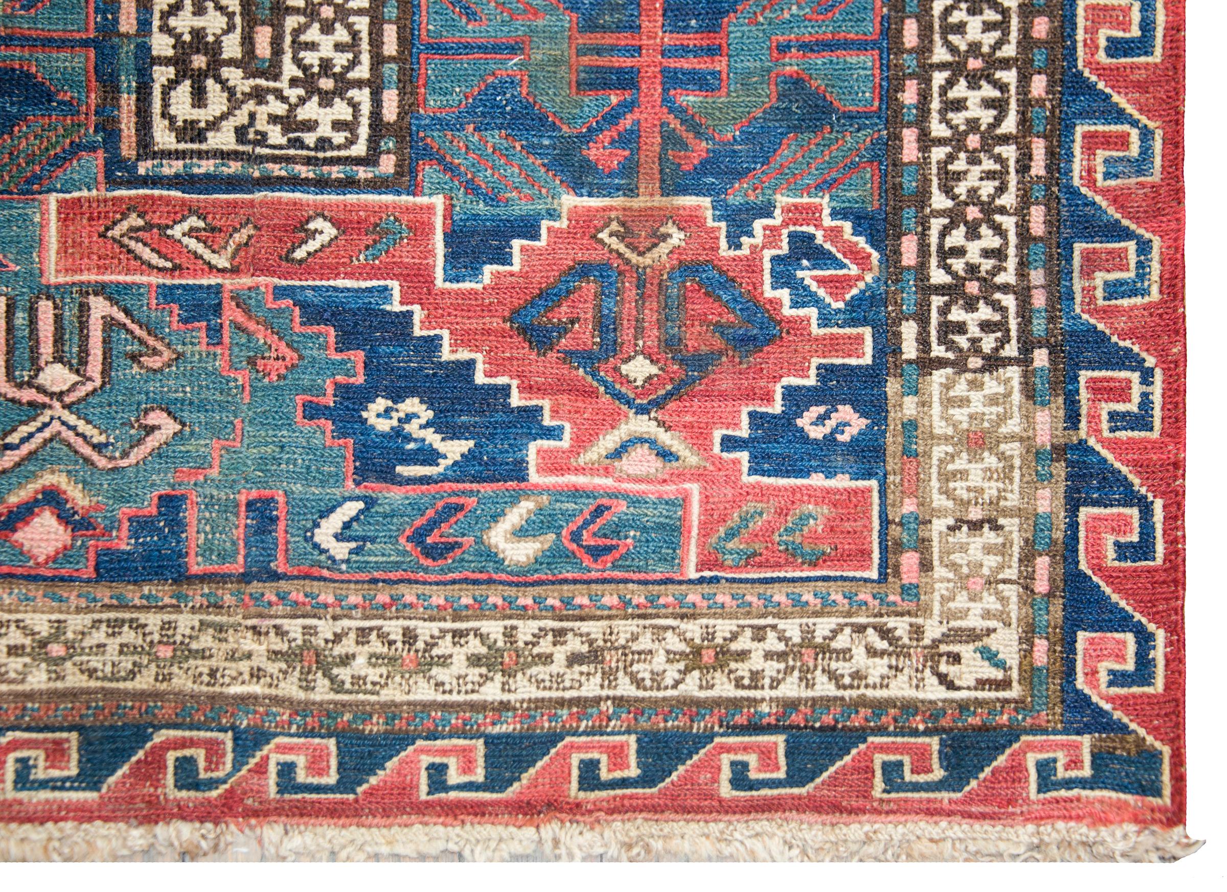 Early 20th Century Persian Soumak Runner For Sale 7
