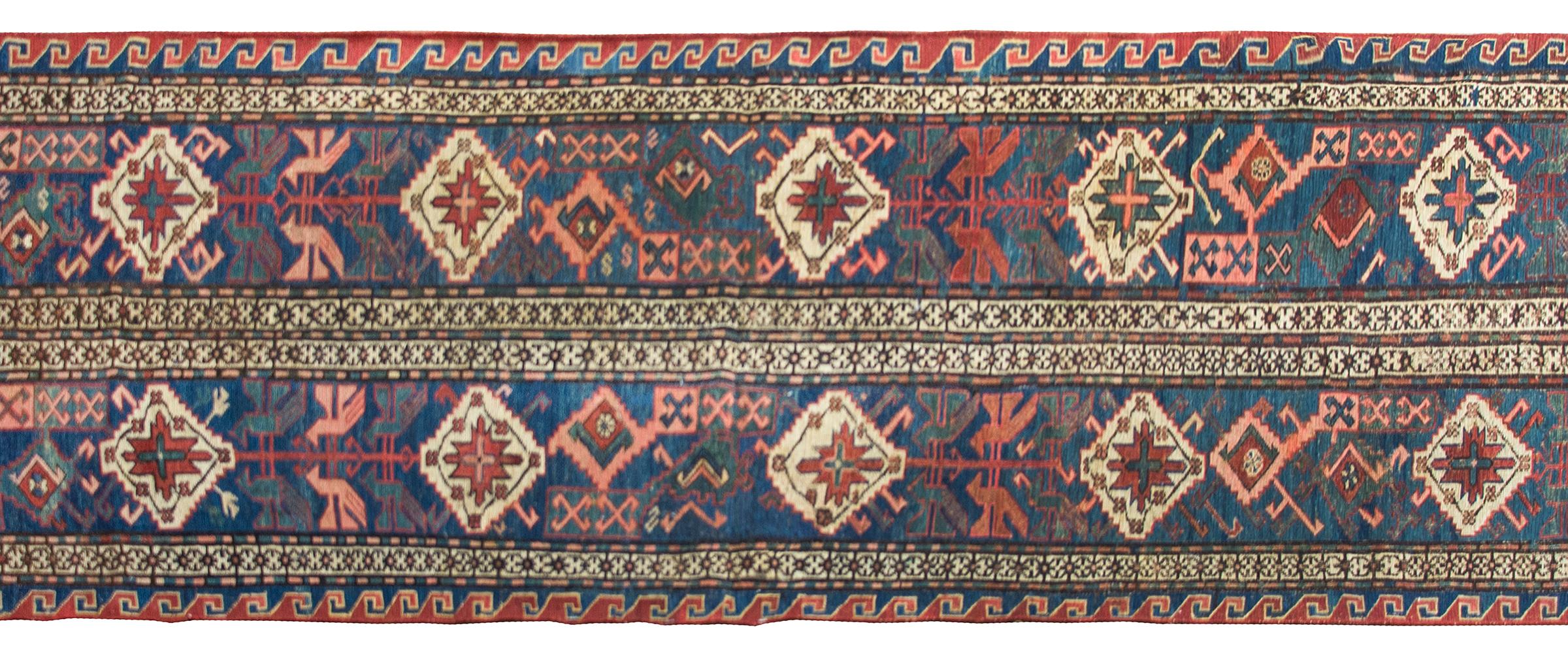Tribal Early 20th Century Persian Soumak Runner For Sale