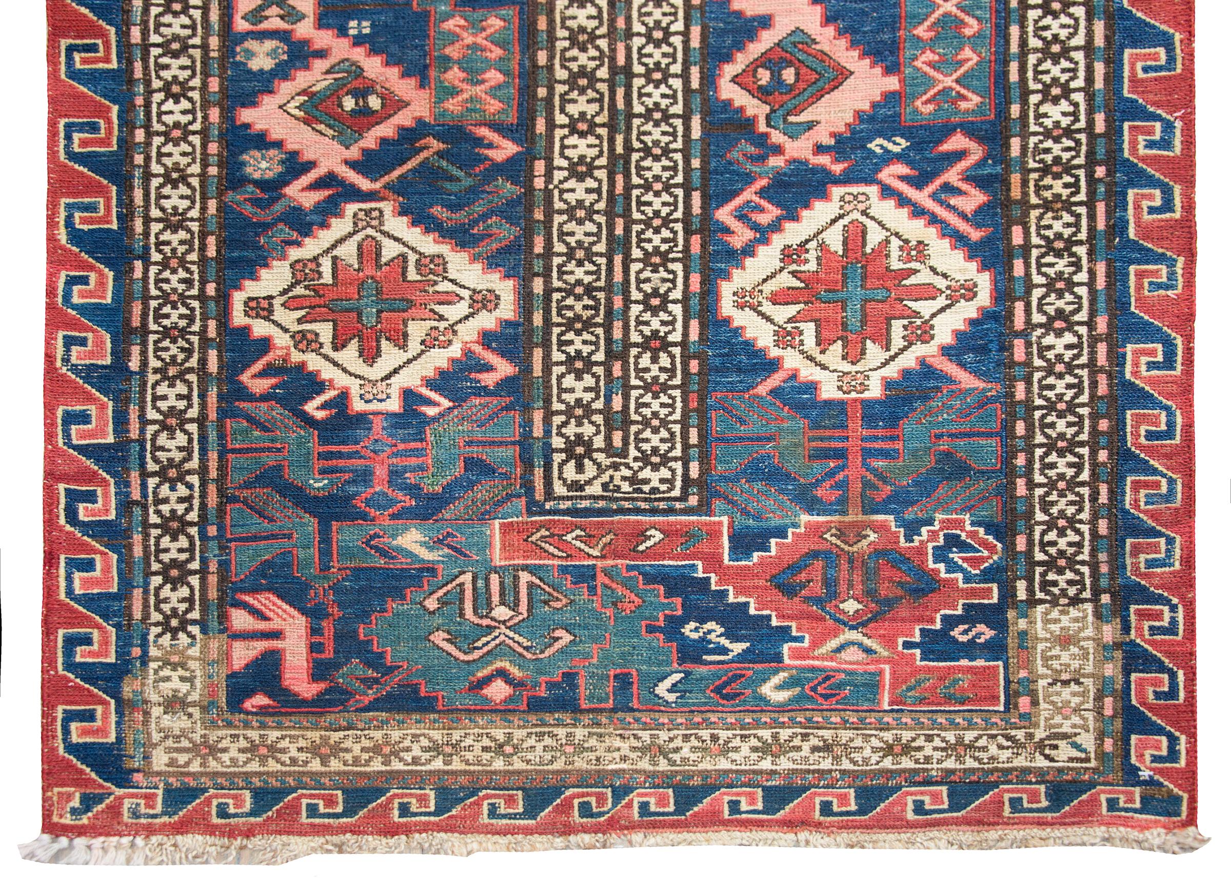 Early 20th Century Persian Soumak Runner For Sale 1