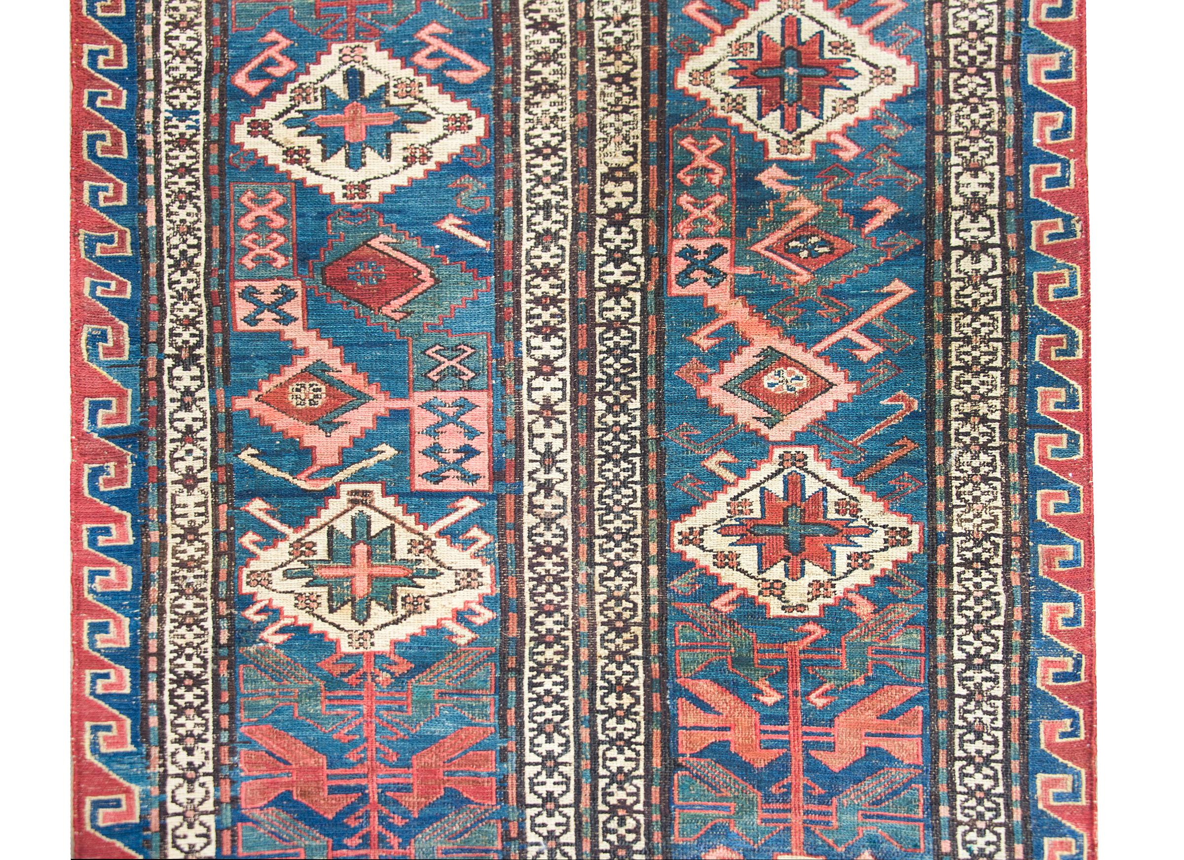Early 20th Century Persian Soumak Runner For Sale 3