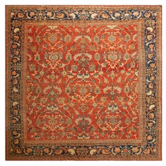 Early 20th Century Persian Sultanabad Carpet ( 11' 6'' x 12' - 350 x 365 )