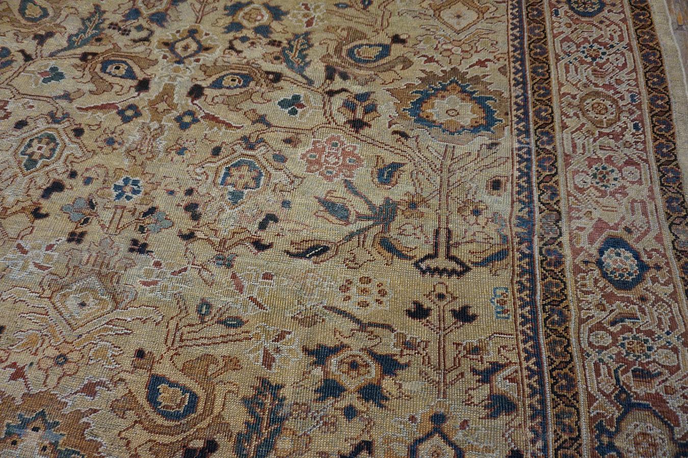Early 20th Century Persian Sultanabad Carpet ( 8' 6'' x 12' - 260 x 365 cm ) For Sale 5