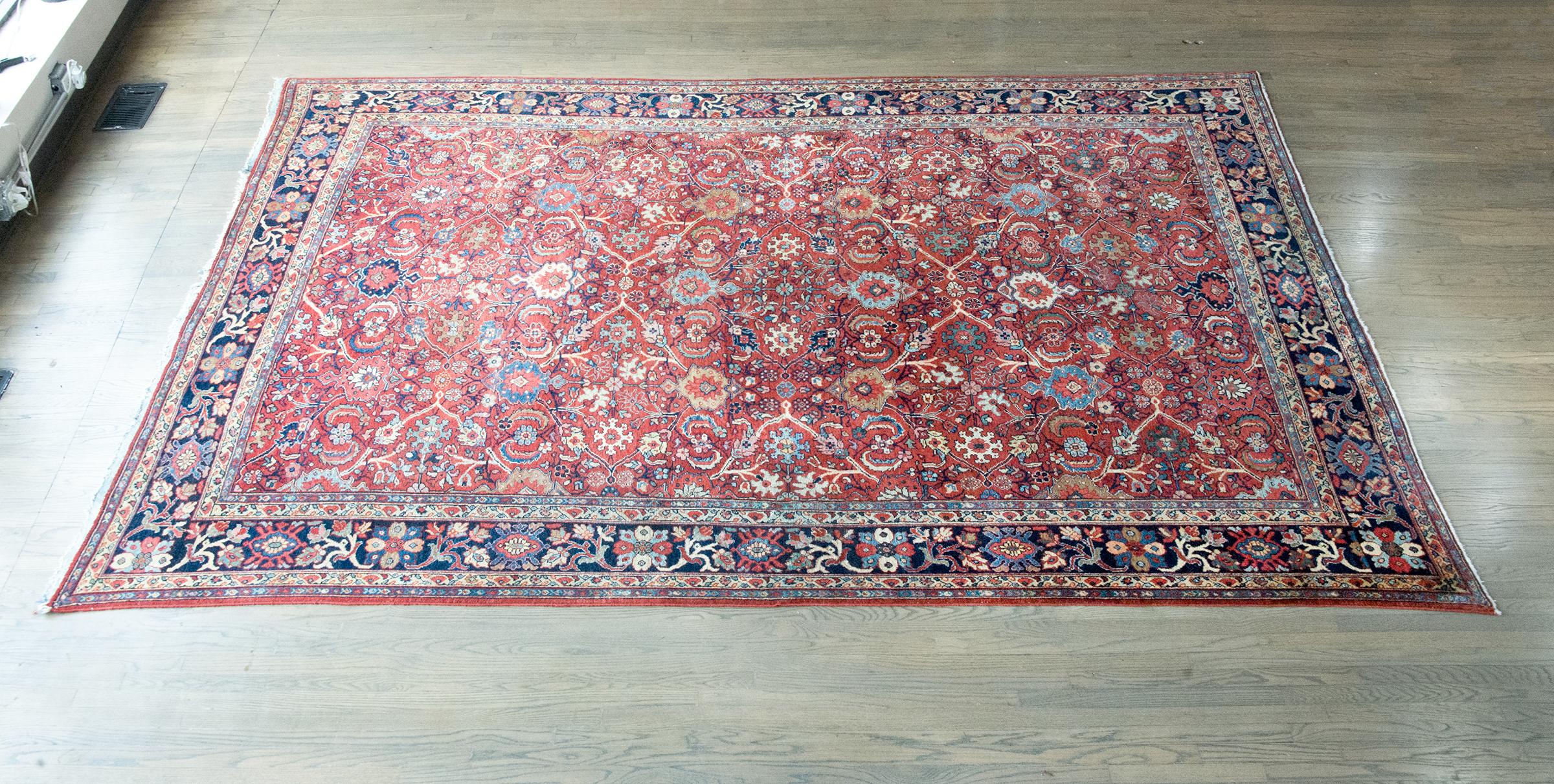 Tappeto persiano Sultanabad Rugs dei primi del Novecento in vendita 7