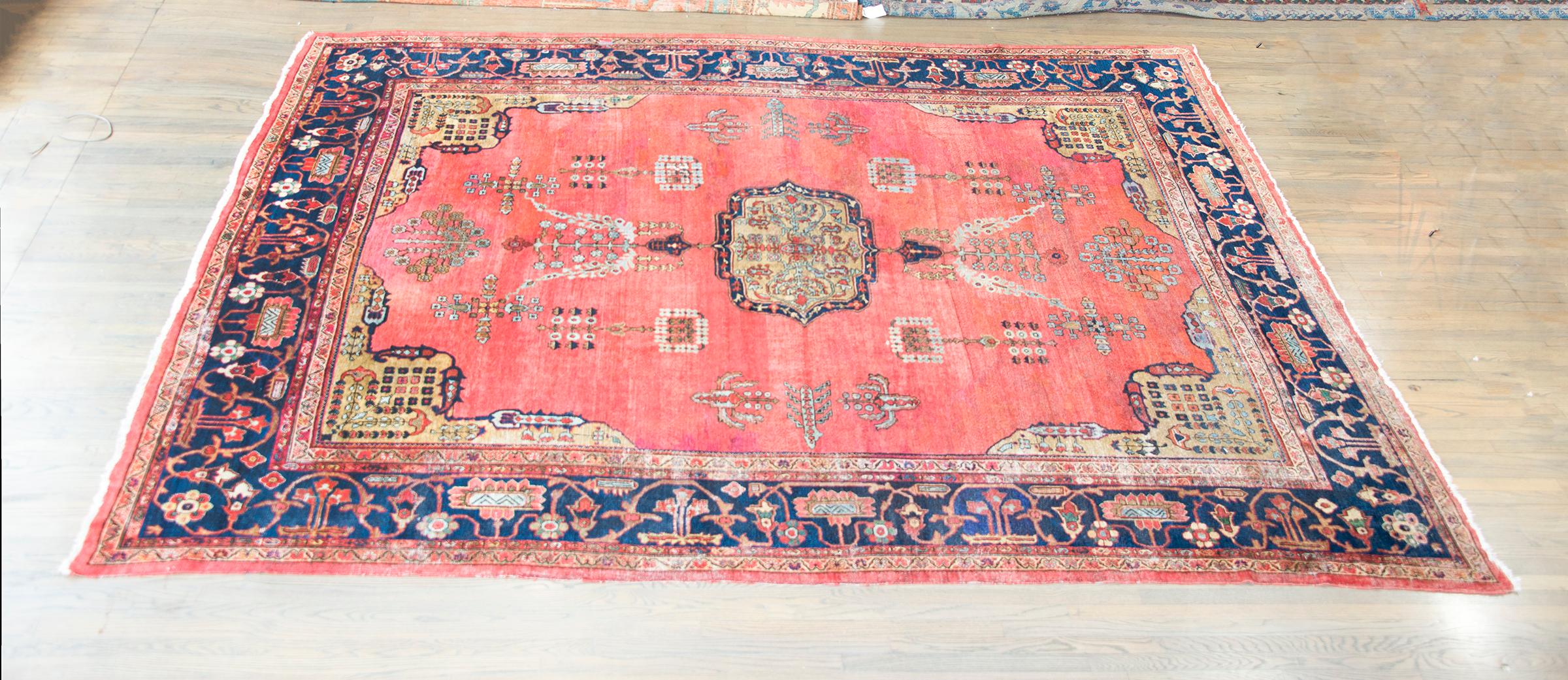 Tappeto persiano Sultanabad Rugs dei primi del Novecento in vendita 8