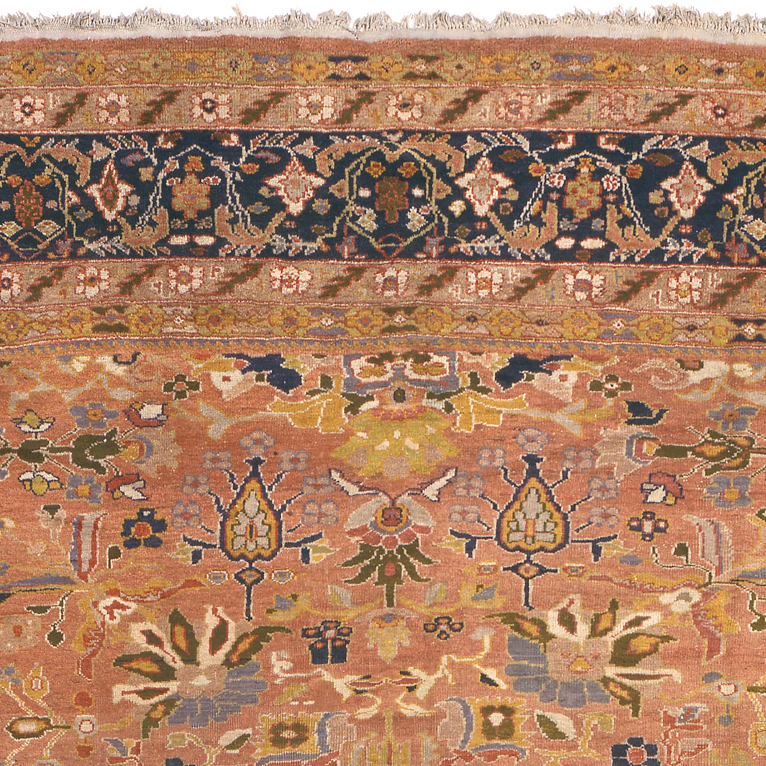 Hand-Woven Early 20th Century Persian Sultanabad Rug For Sale