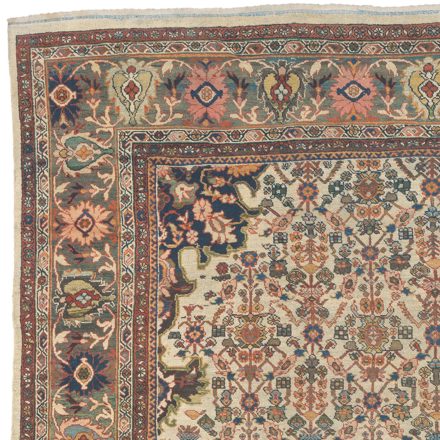 Persiano Tappeto persiano Sultanabad Rugs dei primi del Novecento in vendita