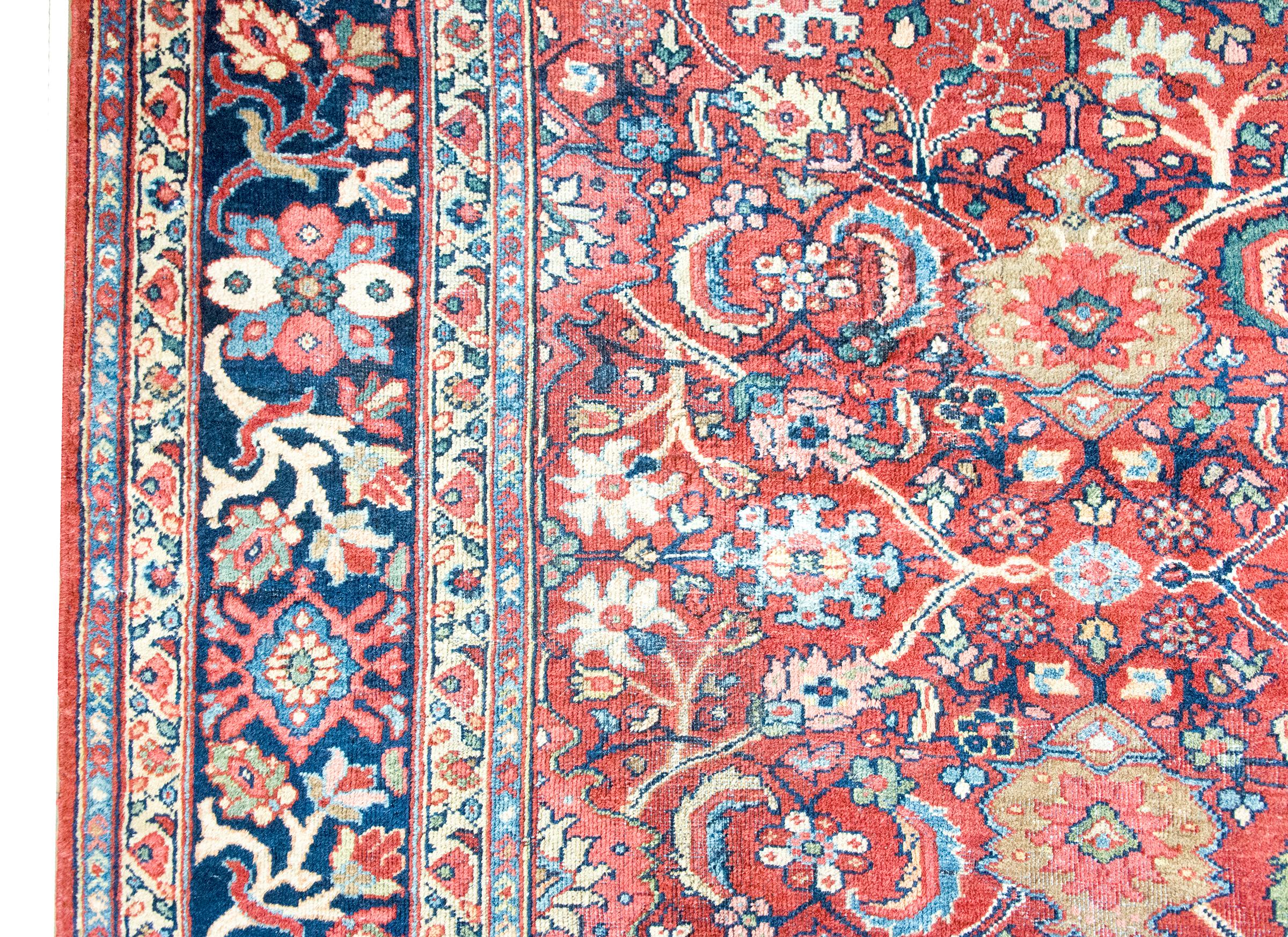 Inizio XX secolo Tappeto persiano Sultanabad Rugs dei primi del Novecento in vendita