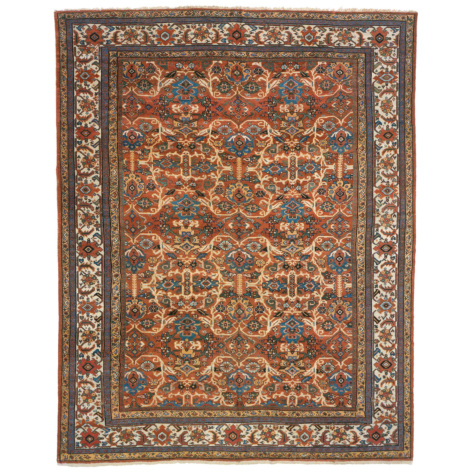 Early 20th Century Persian Sultanabad Rug For Sale