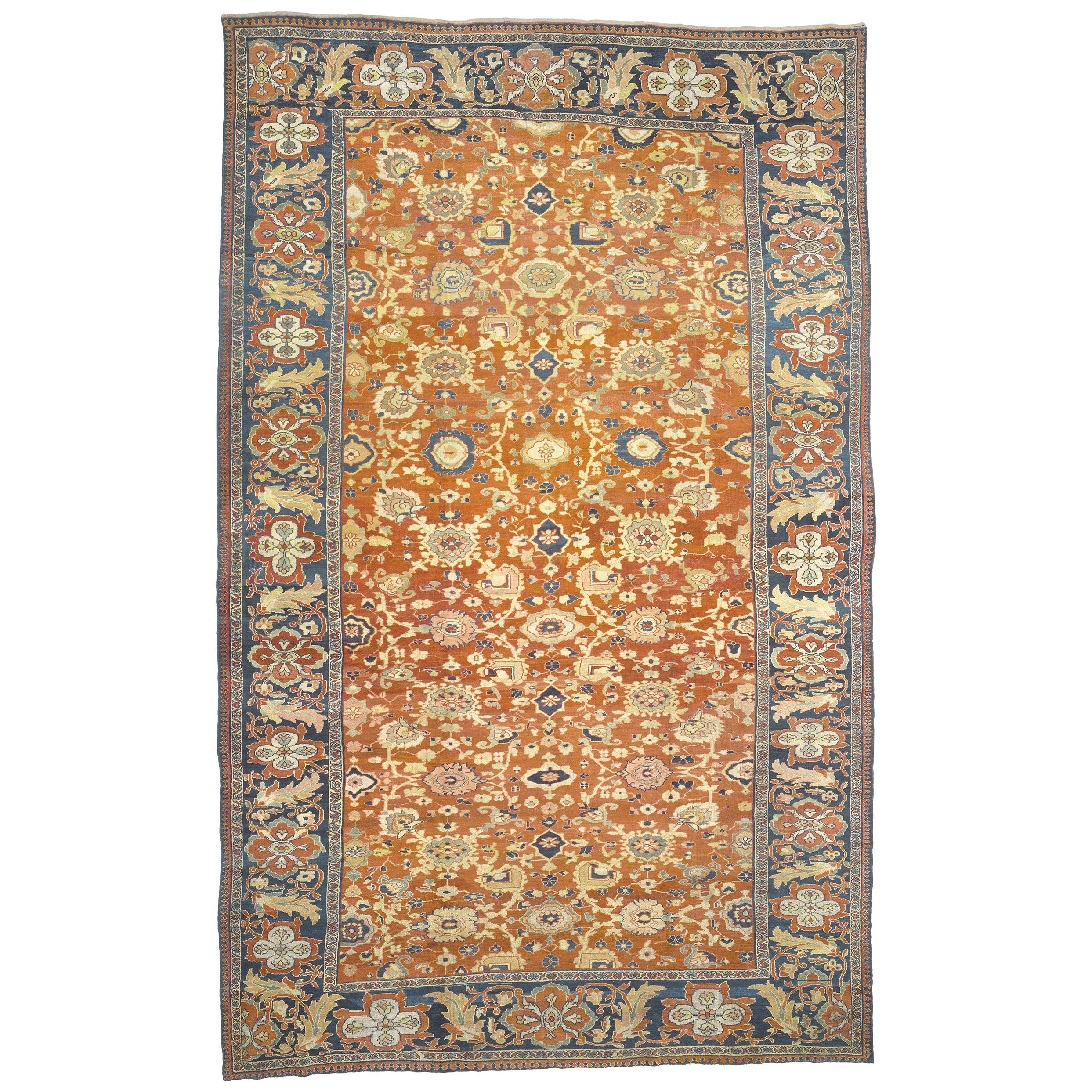 Tappeto persiano Sultanabad Rugs dei primi del Novecento
