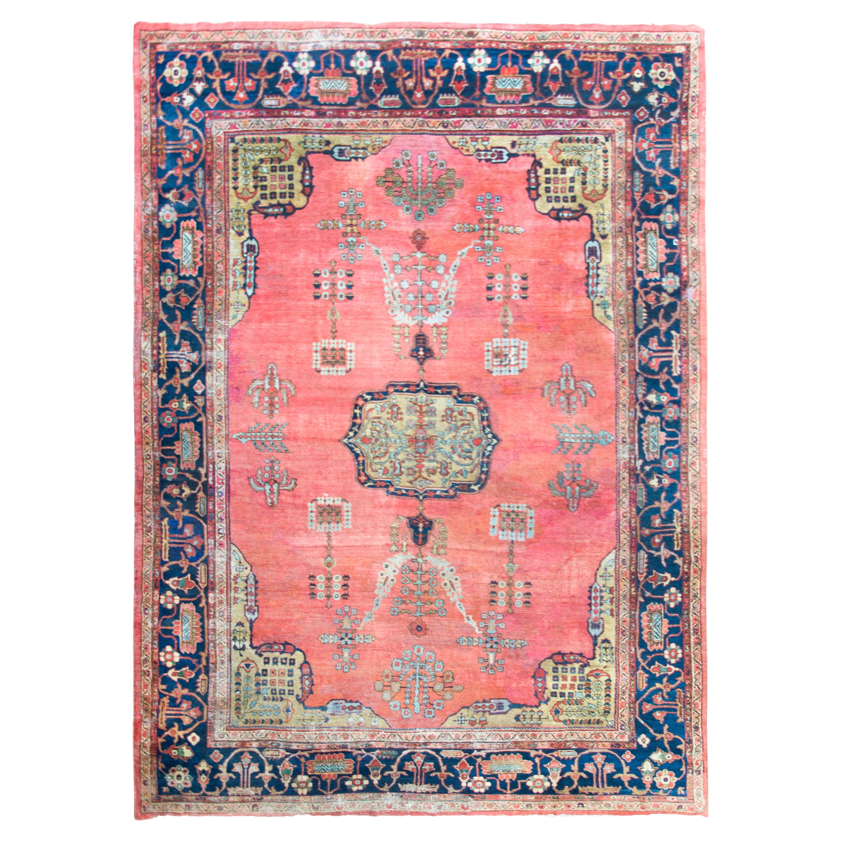 Tappeto persiano Sultanabad Rugs dei primi del Novecento