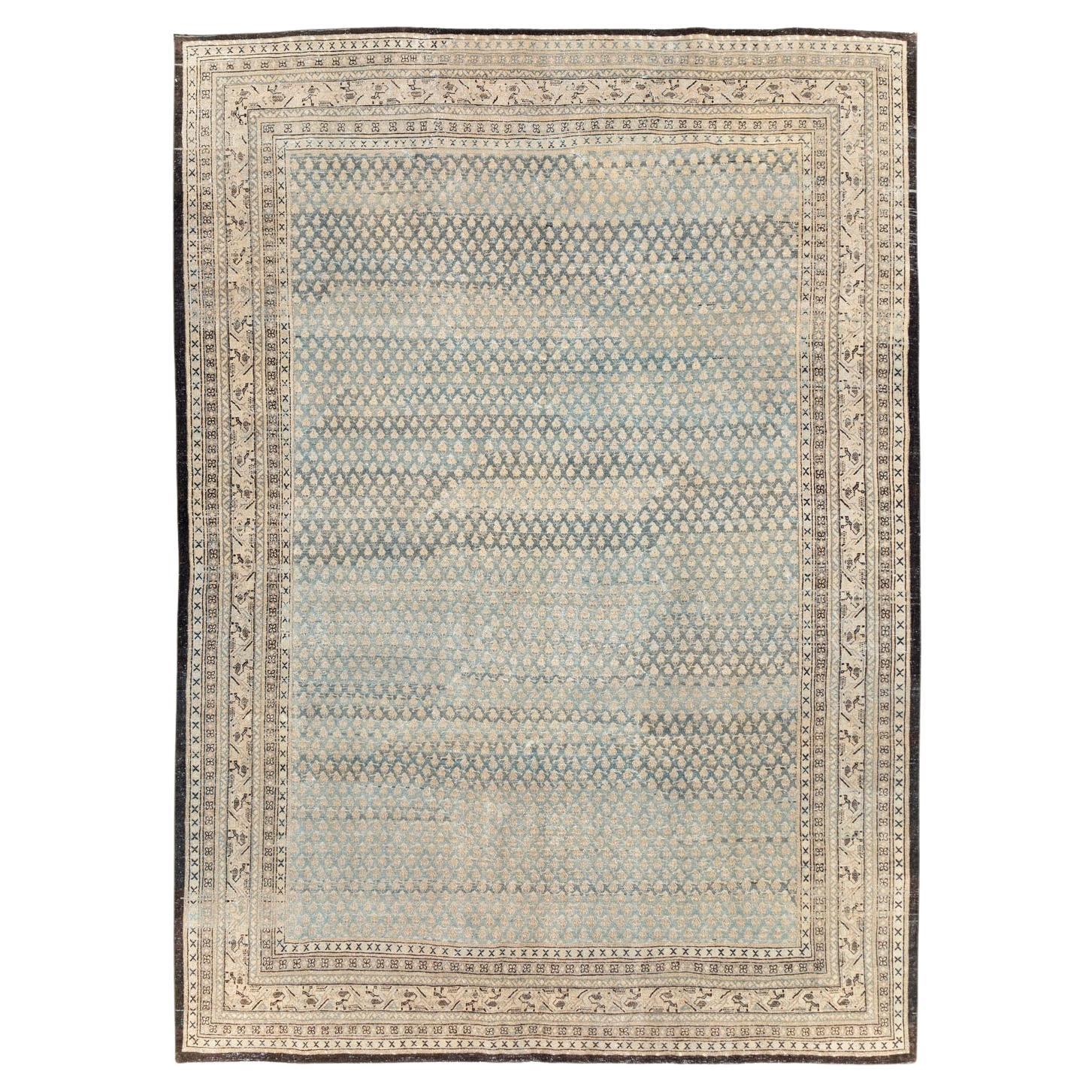 Early 20th Century Persian Tabriz Accent Carpet