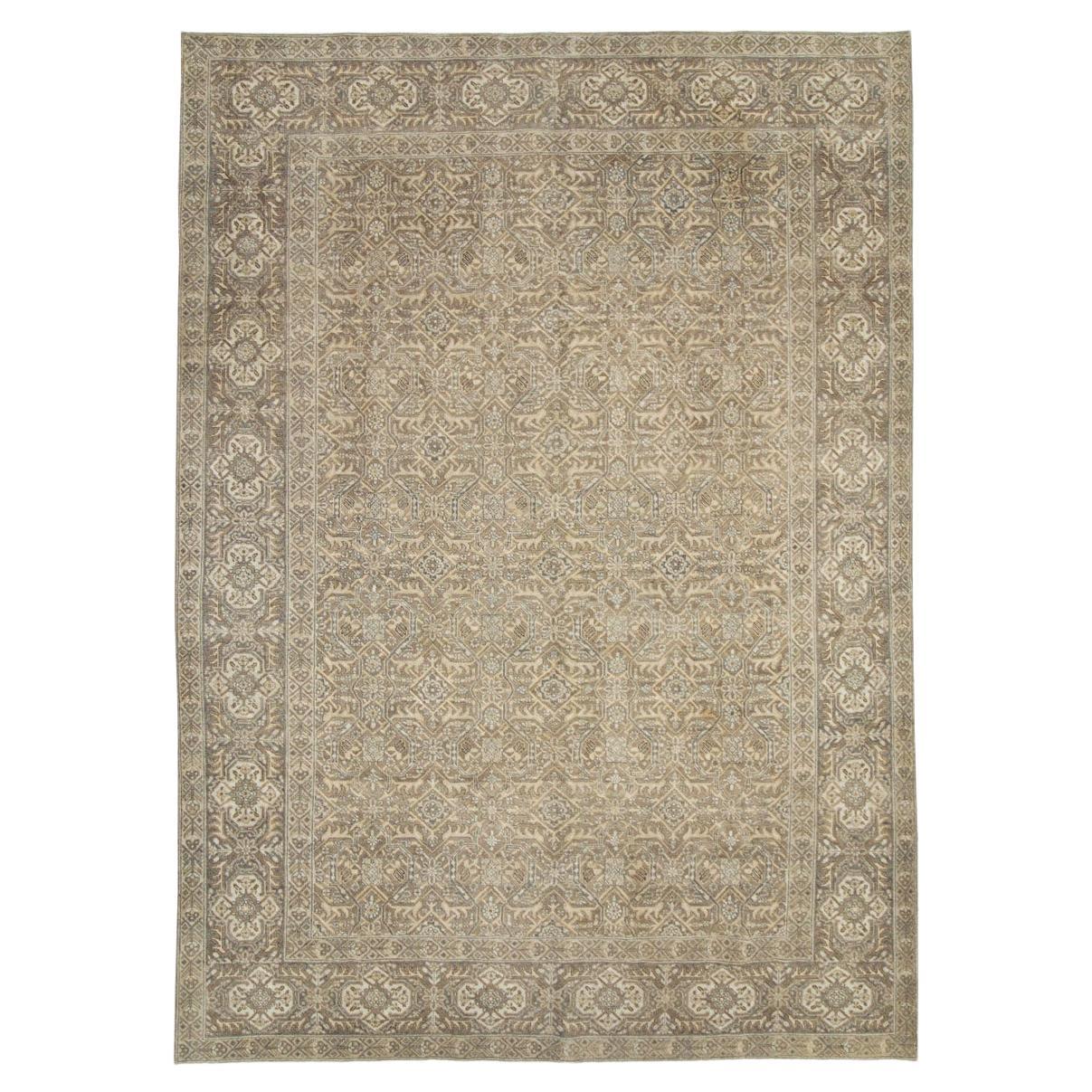 Early 20th Century Persian Tabriz Accent Carpet