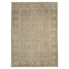 Early 20th Century Persian Tabriz Accent Carpet