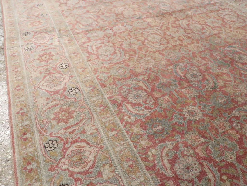 Persiano Tappeto da salotto persiano Tabriz dei primi del Novecento in vendita