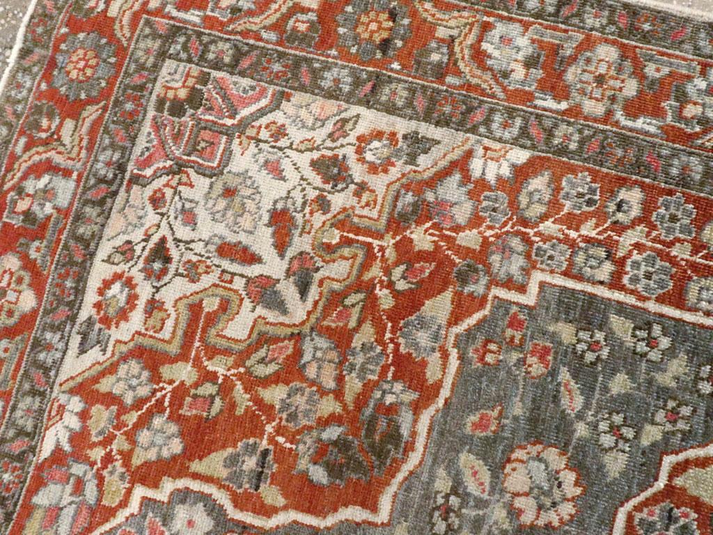 Annodato a mano Tappeto da salotto persiano Tabriz dei primi del Novecento in vendita