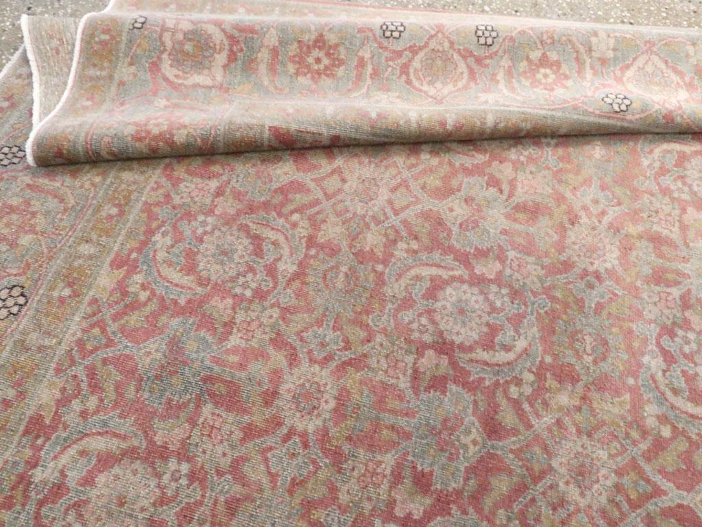 Lana Tappeto da salotto persiano Tabriz dei primi del Novecento in vendita