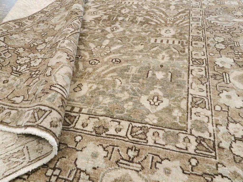 Lana Tappeto da salotto persiano Tabriz dei primi del Novecento in vendita