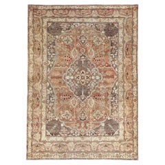 Early 20th Century Persian Tabriz Accent Rug