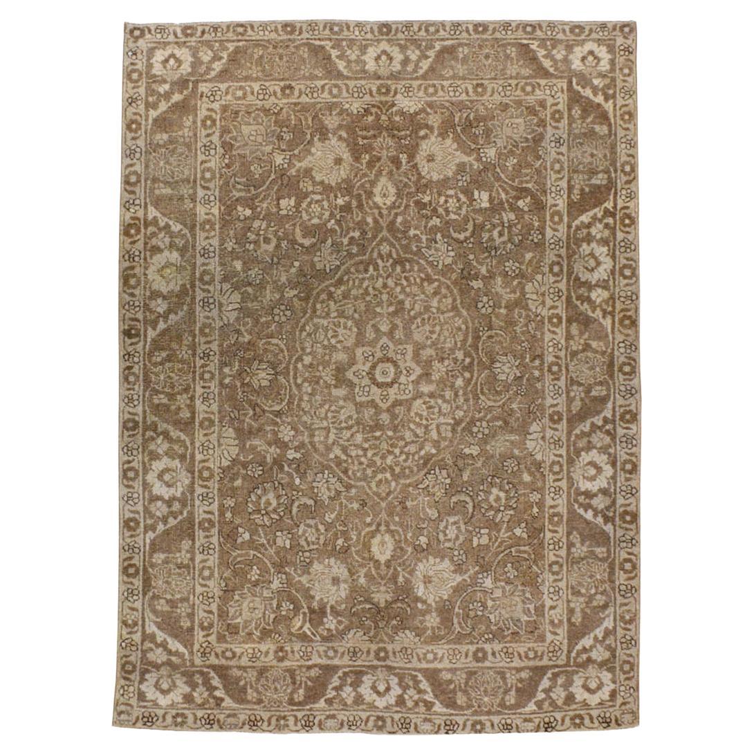 Tappeto da salotto persiano Tabriz dei primi del Novecento