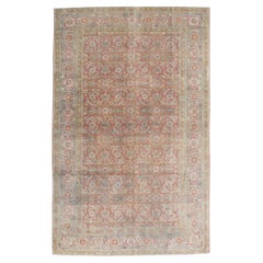 Tappeto da salotto persiano Tabriz dei primi del Novecento