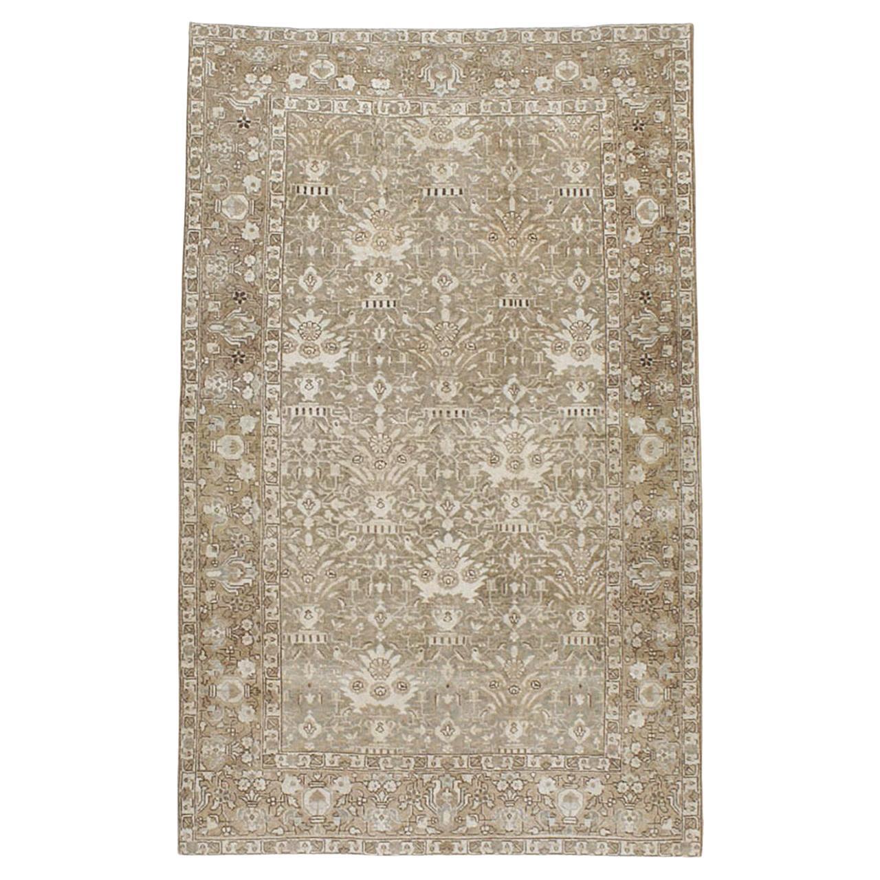 Tappeto da salotto persiano Tabriz dei primi del Novecento in vendita