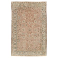 Tappeto da salotto persiano Tabriz dei primi del Novecento