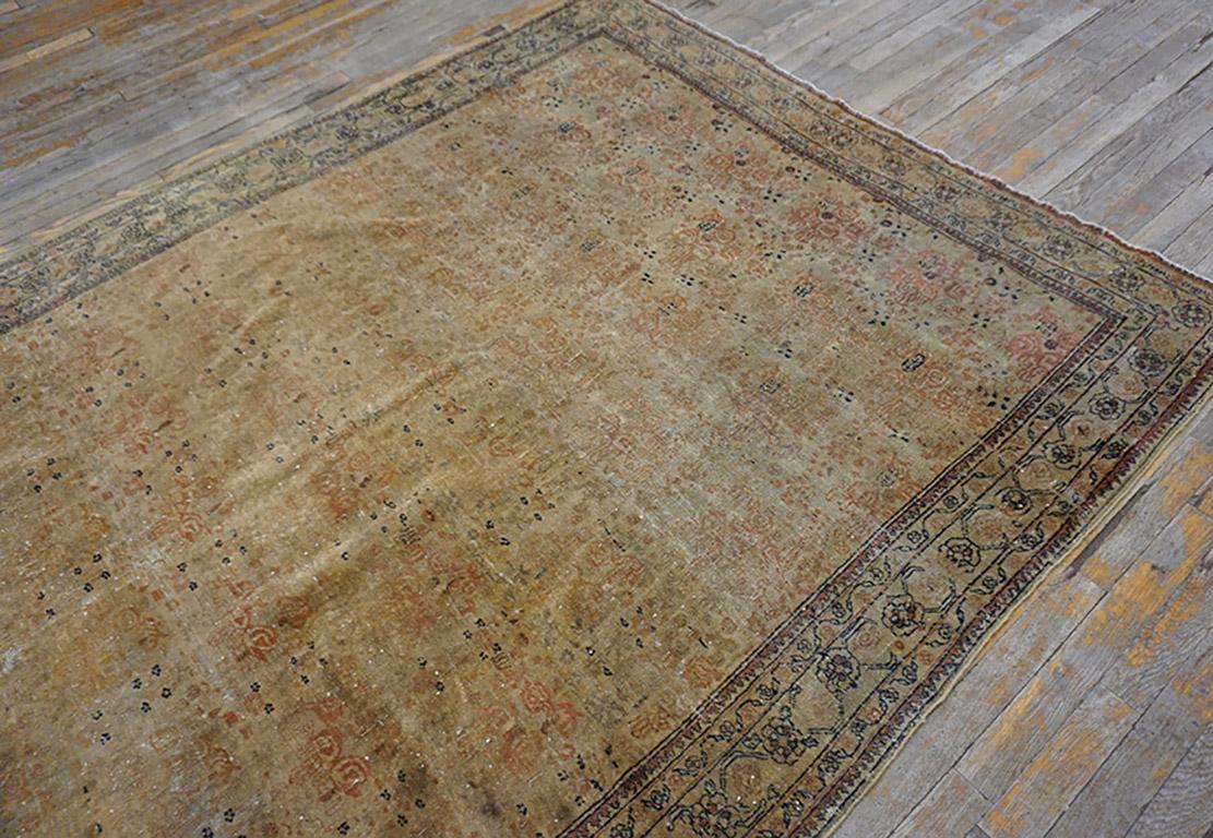 Wool Early 20th Century Persian Tabriz Carpet ( 6'x 7'10