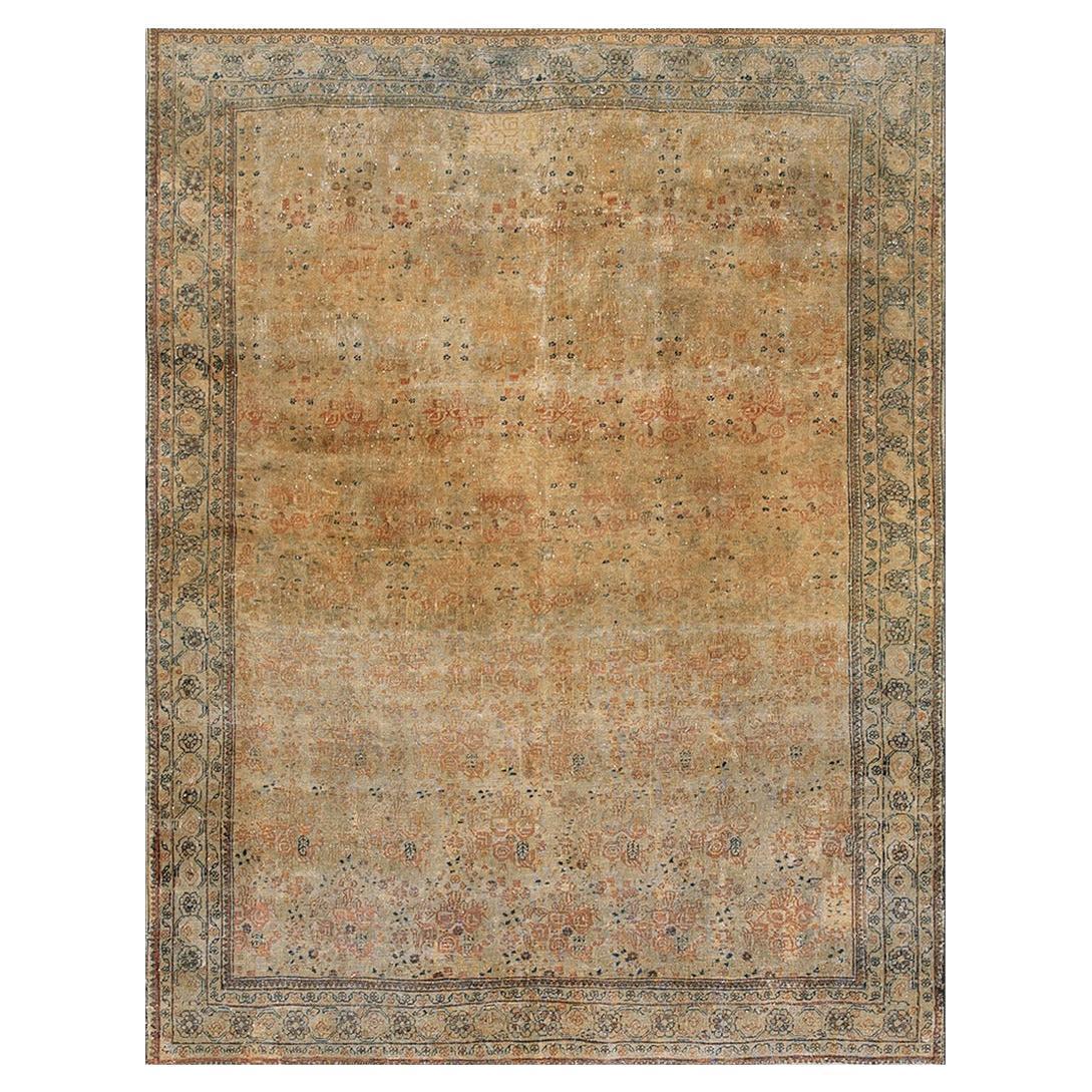 Early 20th Century Persian Tabriz Carpet ( 6'x 7'10" - 183 x 240 ) For Sale
